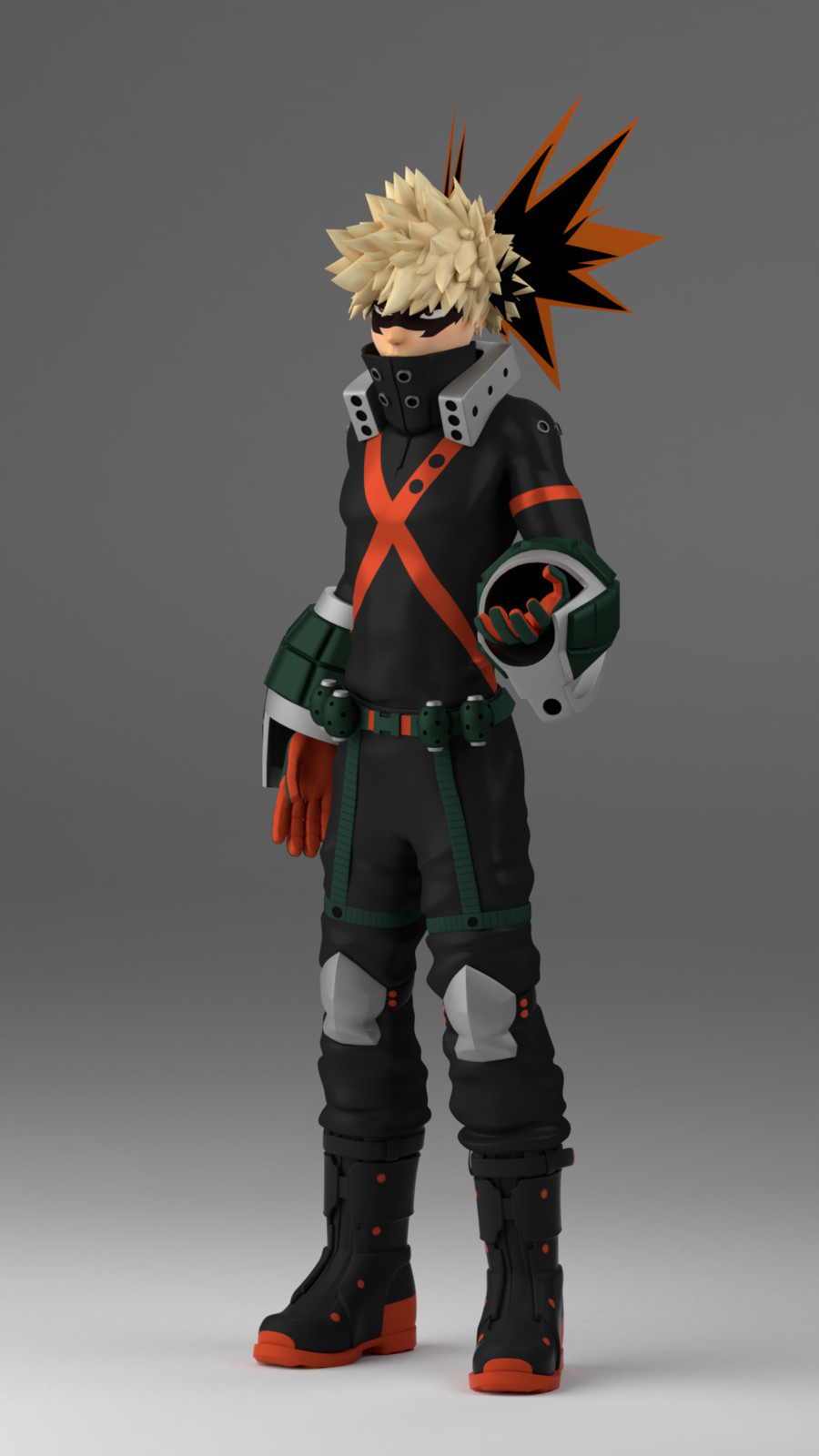 bakugou winter cosplay
