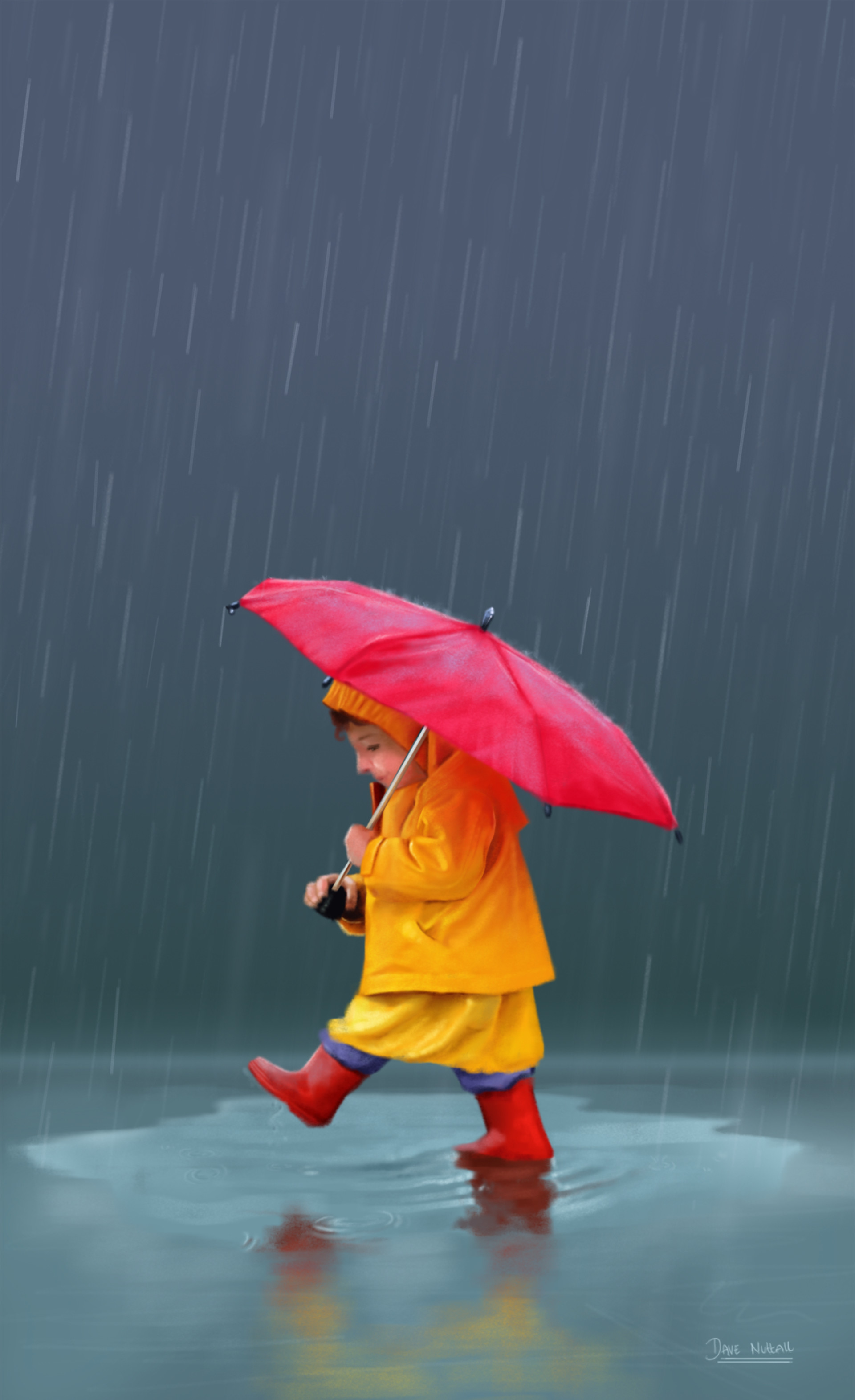 ArtStation - 'Sunny mood on a rainy day'