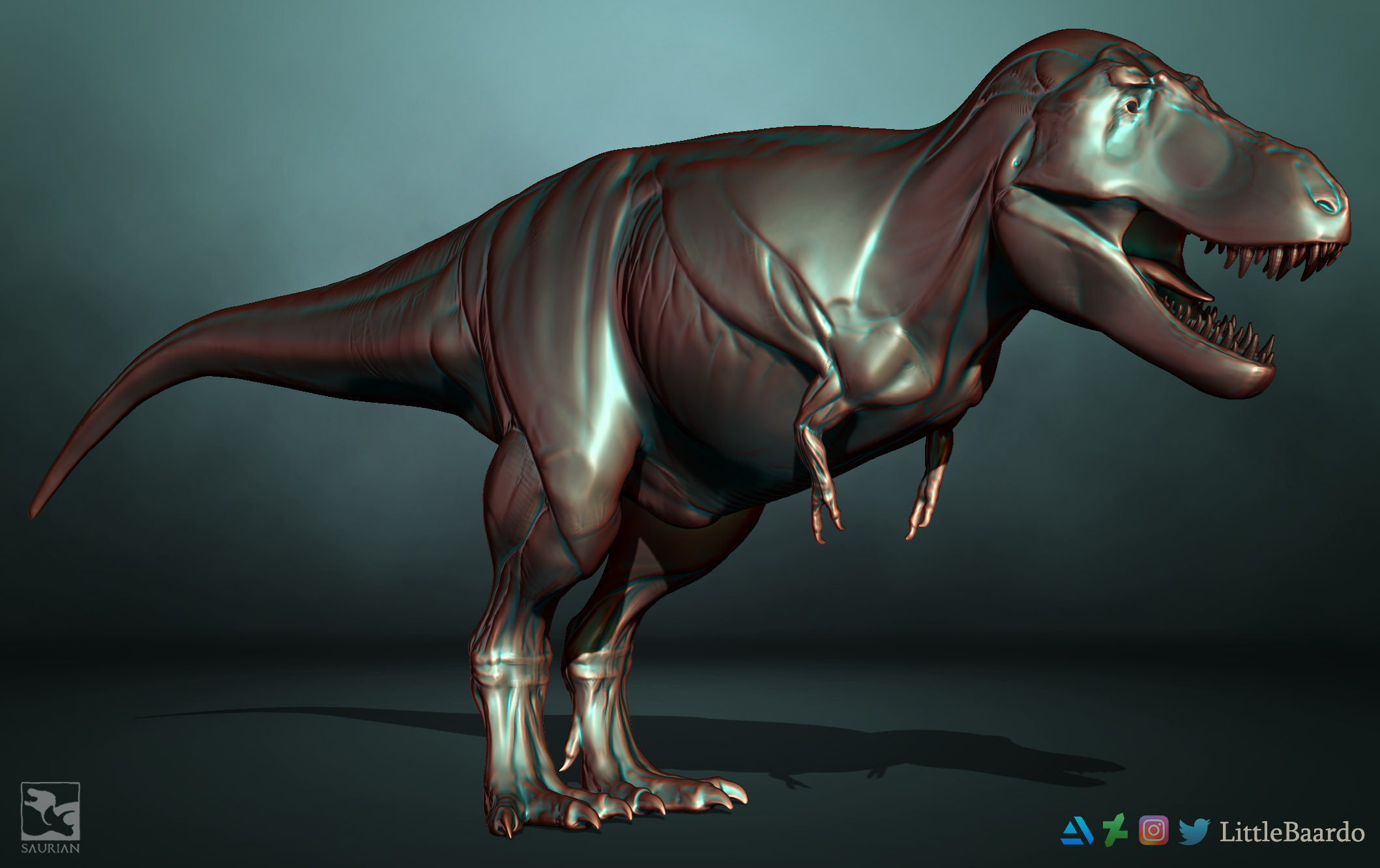 Early stages of the sculpt
