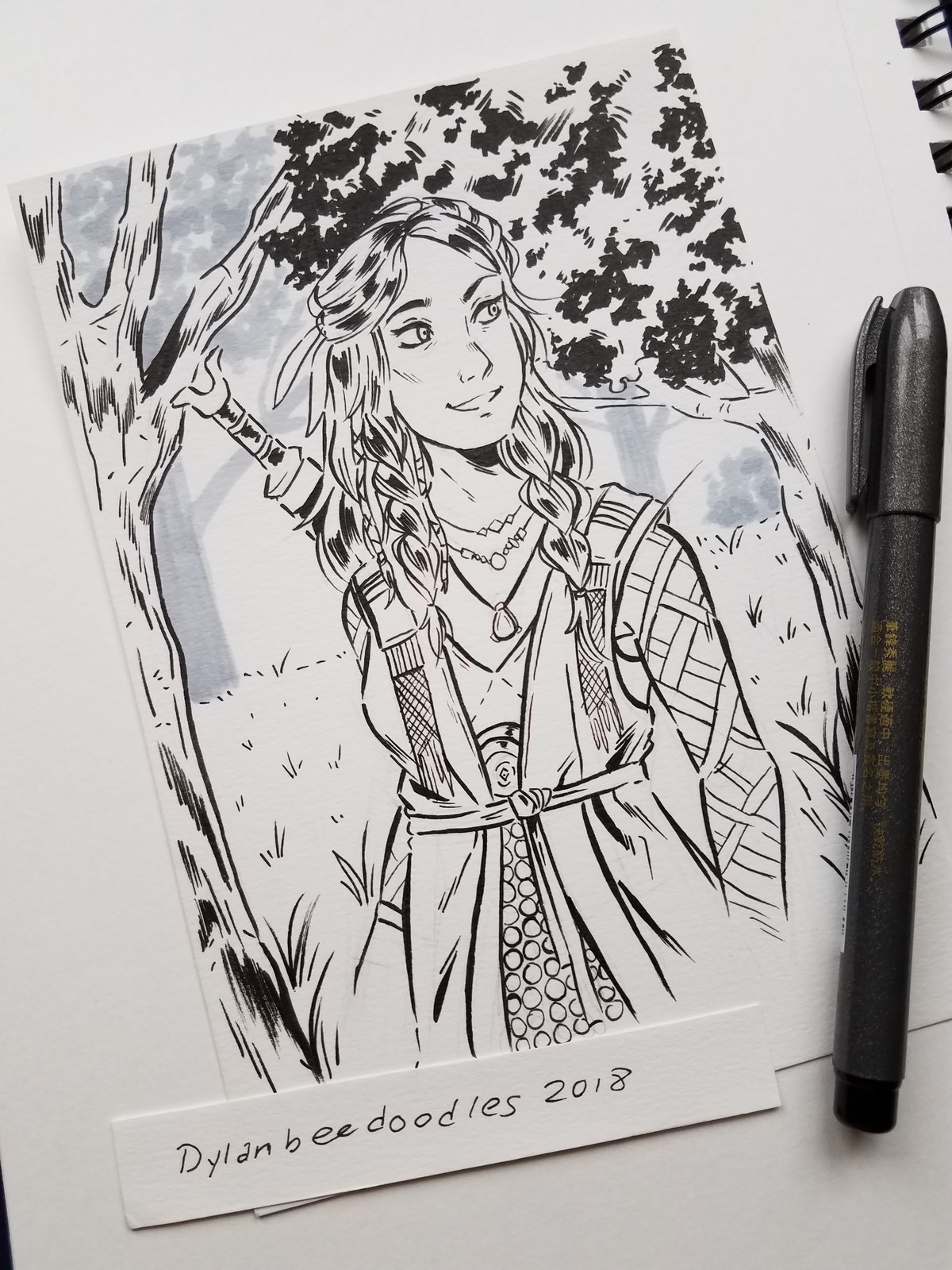 Inktober day 5 - Freya