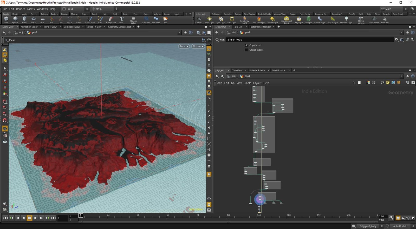 Creating a basic landscape HDA for Unreal Engine