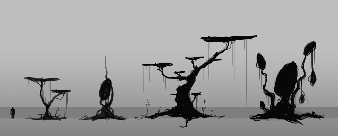 artstation alien tree concept daphne