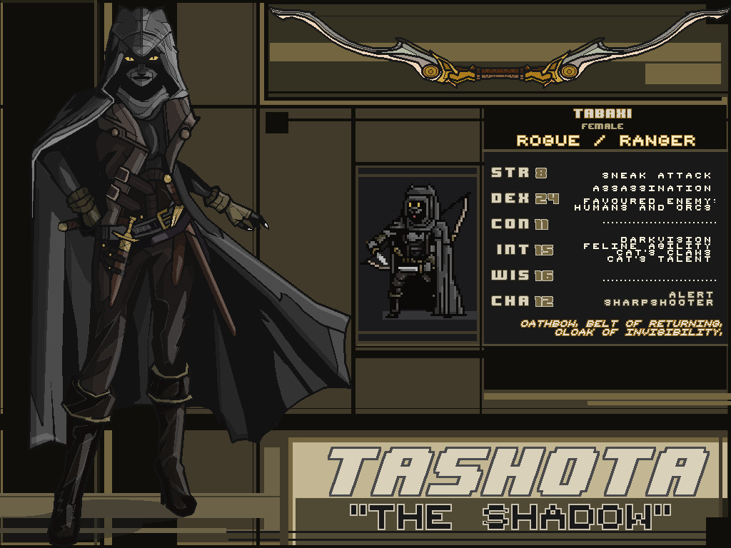 Artstation Tashota The Shadow David Fitzgerald She's 10 years old so she's a kitten that slowly learns to fight like an awesome rogue with the help of her team mates. tashota the shadow david fitzgerald