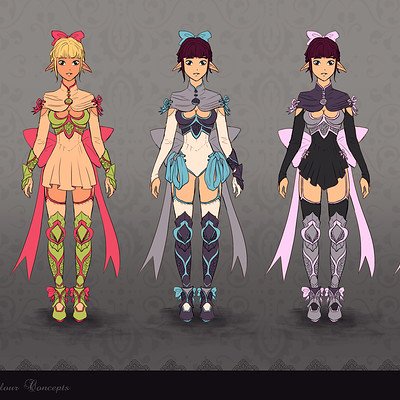 Evalon Angel Character Concepts