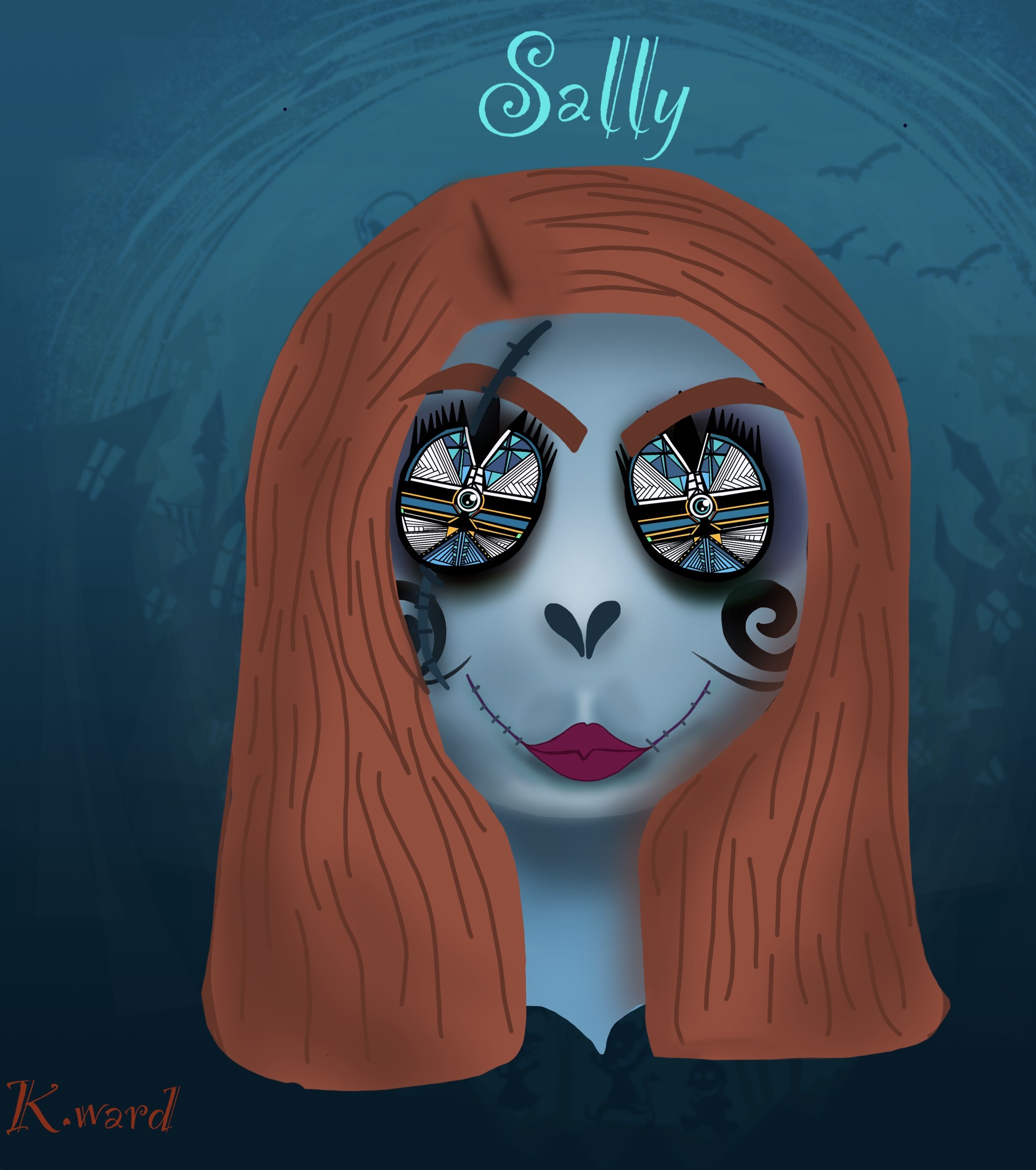ArtStation - Sally from Nightmare before christmas