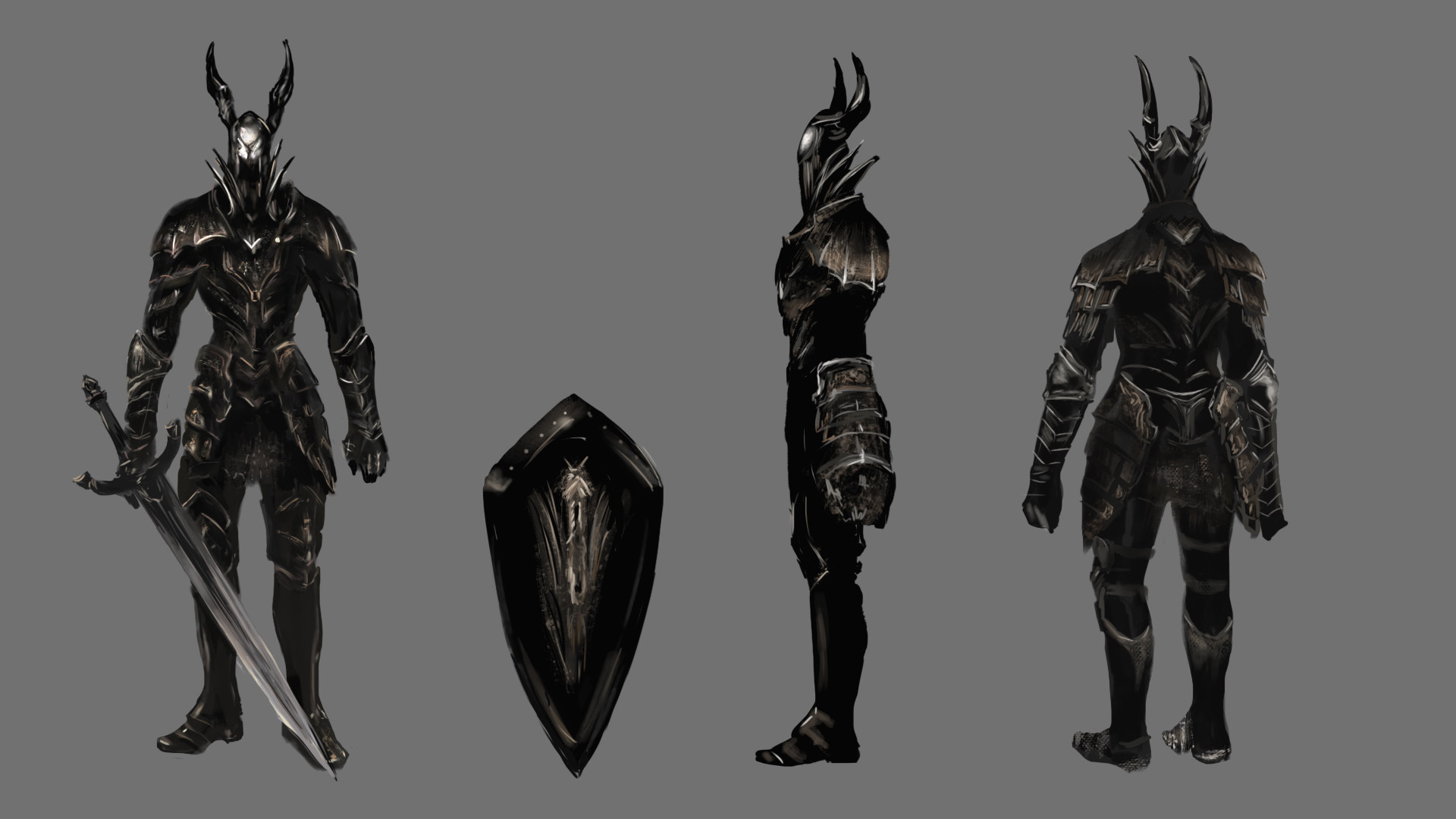 ArtStation - Dark Souls Armor Study #2, Vladislav Nekrasov.