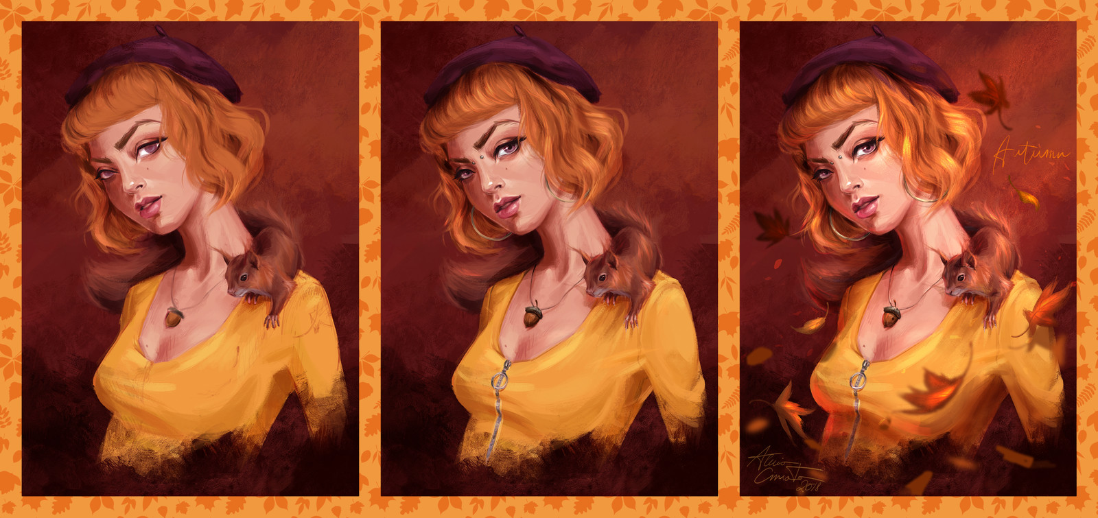 Base rendering, mood, adjustments