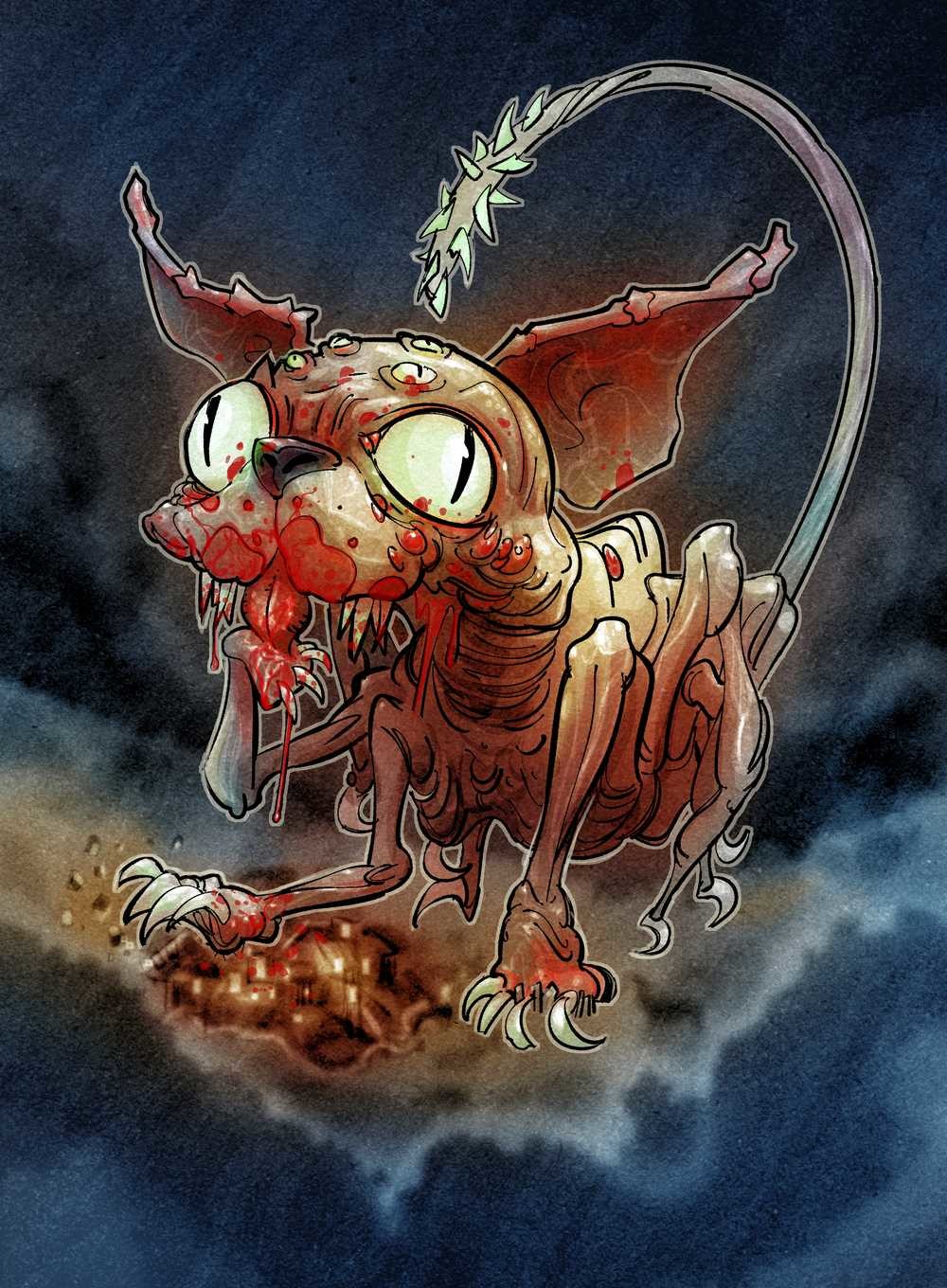 Artstation Art For The Cats Of Ulthar Card Game Dave Youkovich