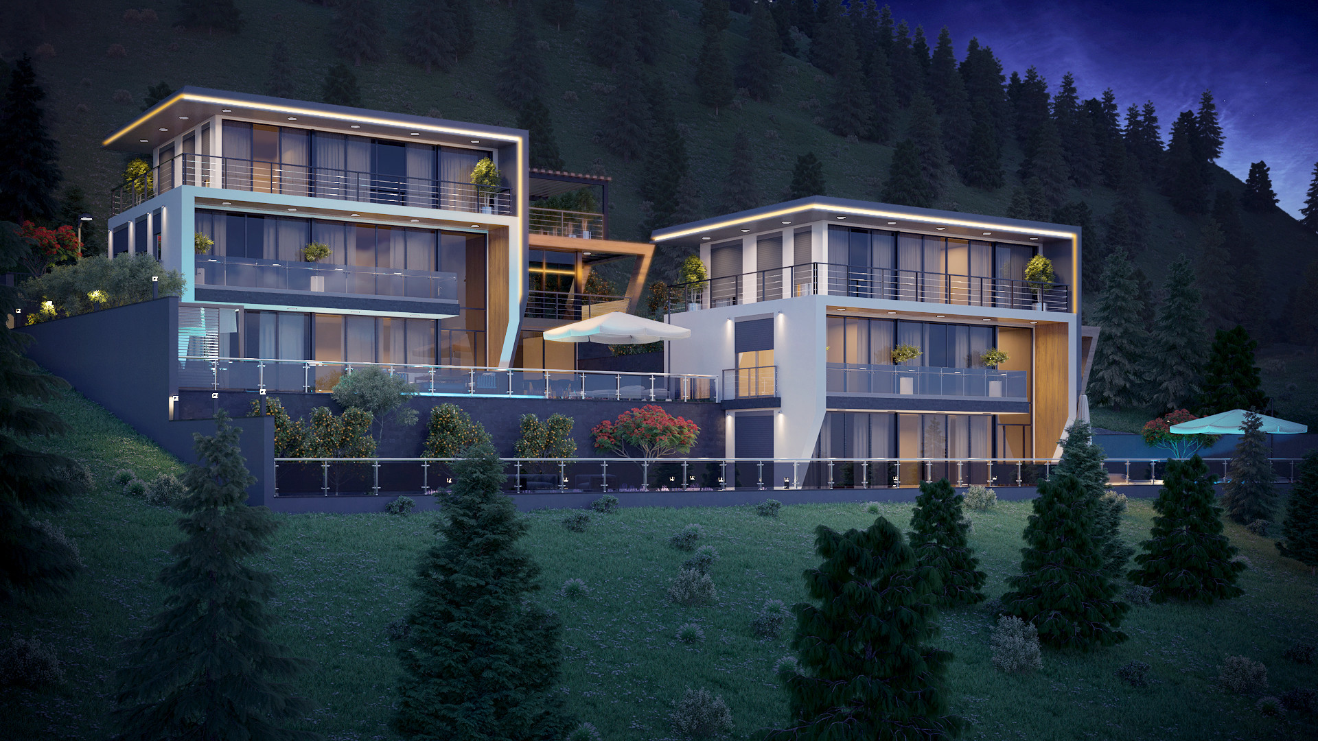 alper acun modern villa in antalya