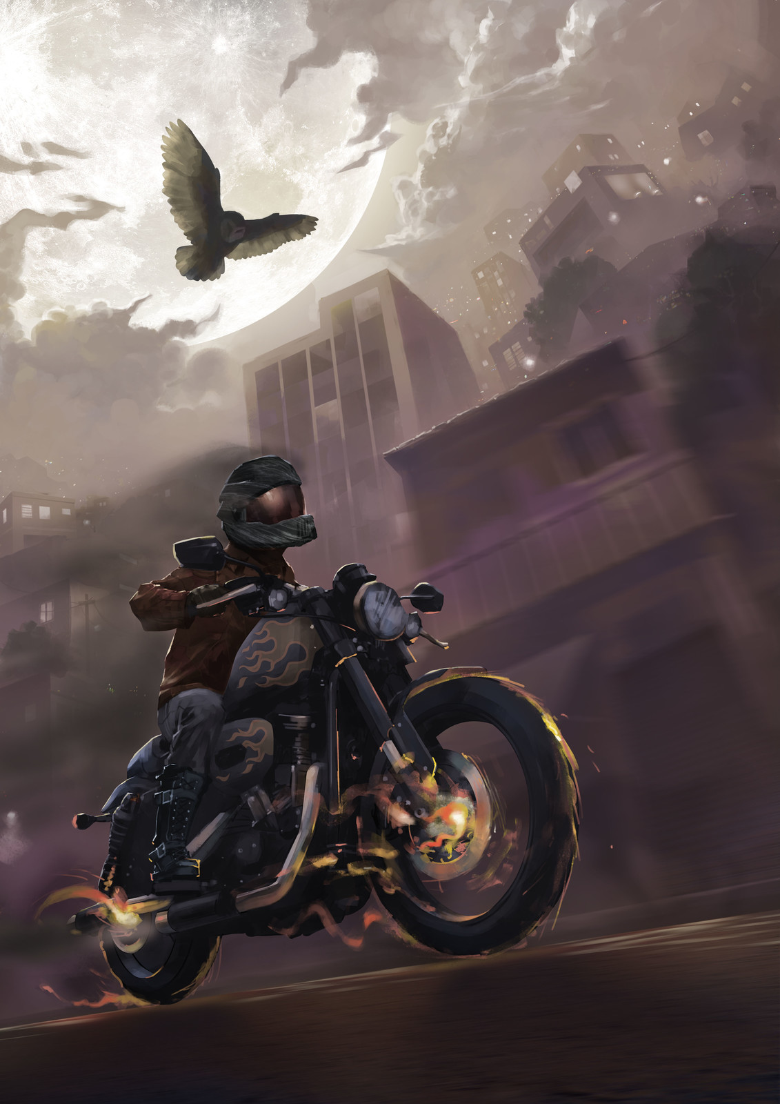 Pôster Moto rider
