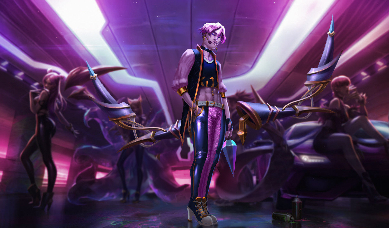 edited official splash art by Riot games to include my Varus fan art