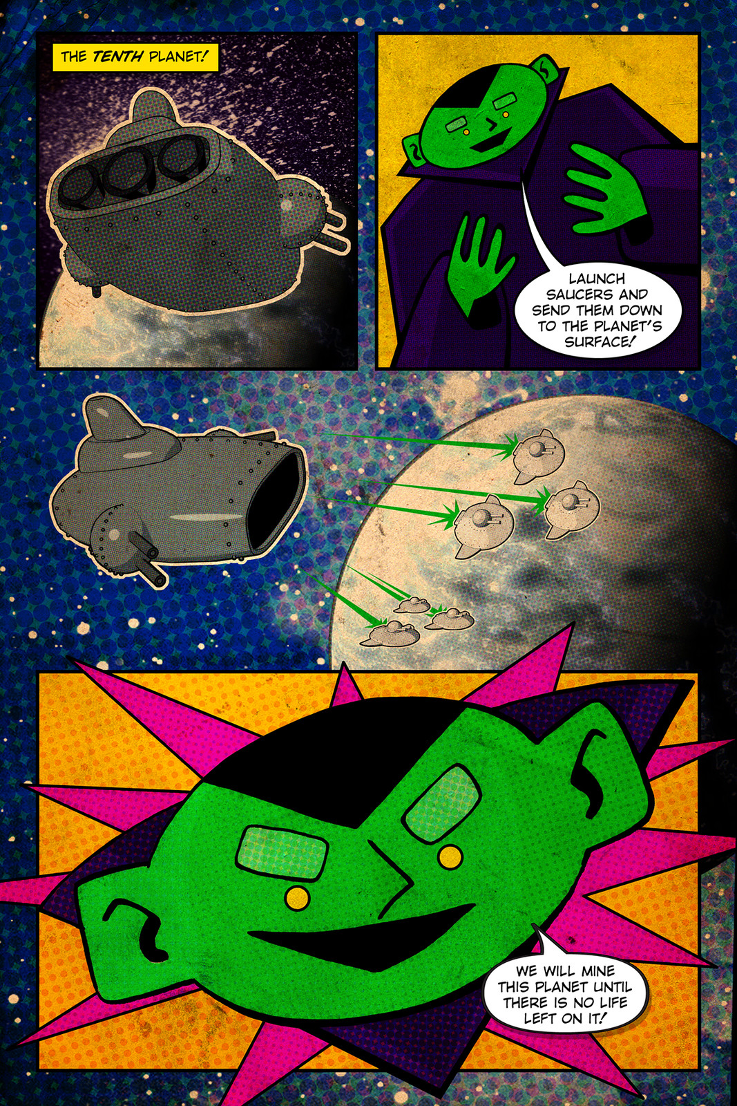 Interior page to my self published comic book