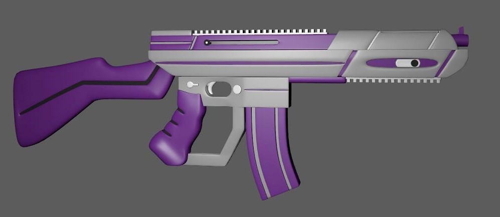 Early coloring of rifle model