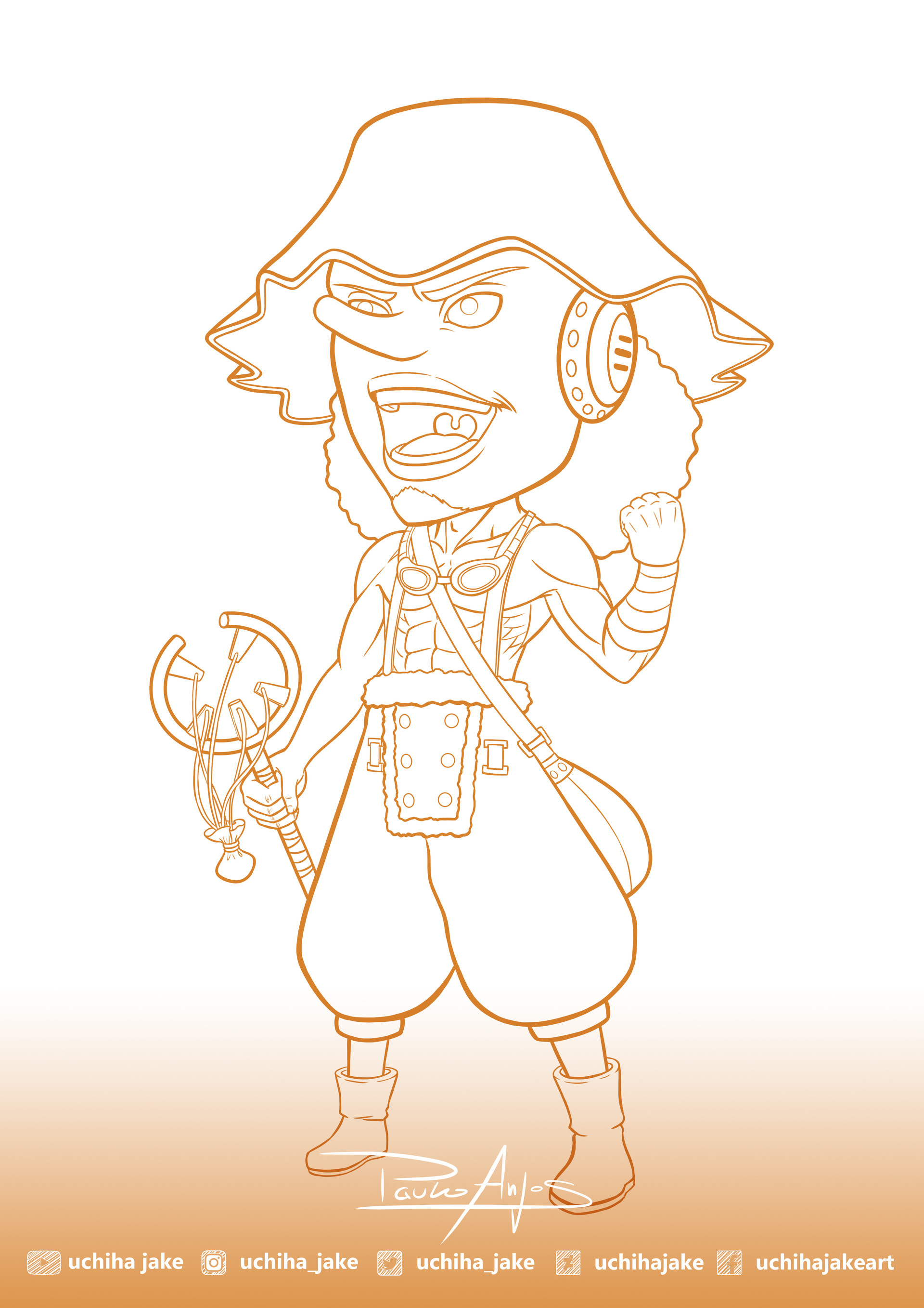 Artstation Chibi Usopp Paulo Anjos Artstation Chibi Usopp Paulo Anjos