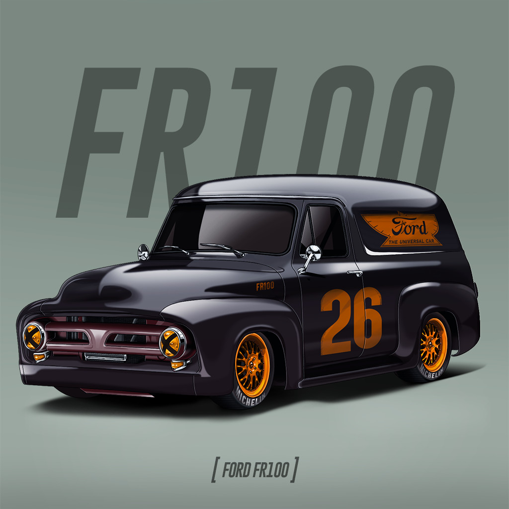 ArtStation - Ford FR100