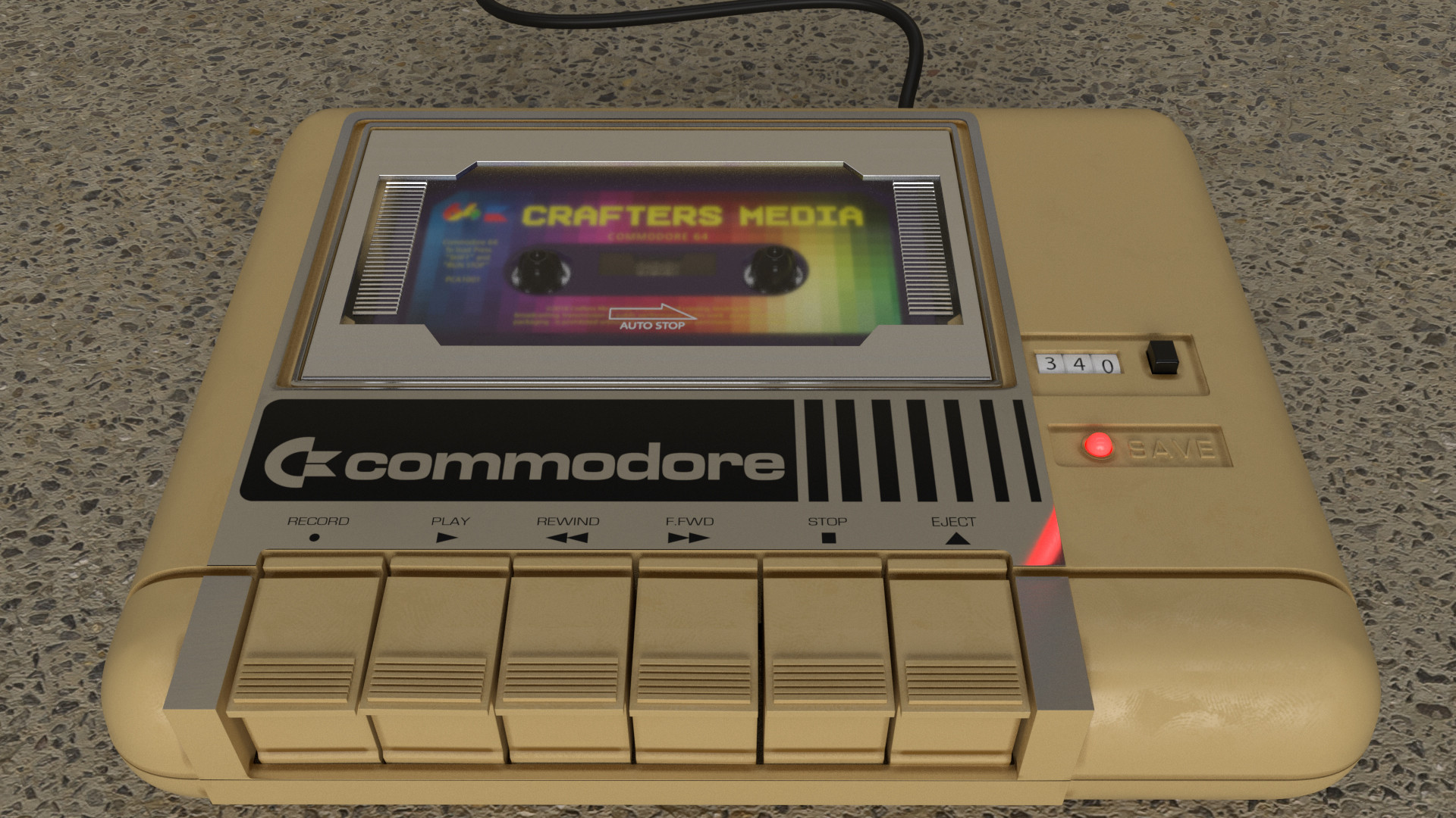 Omtrek Pracht boog ArtStation - Commodore 64 Retro Prop