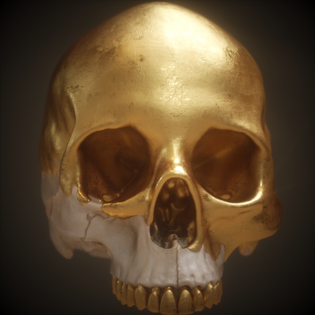 Gold Skull animation.
