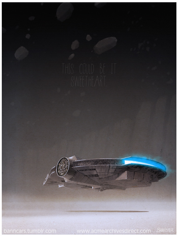 Star Wars Millennium Falcon
Officially licensed by Acme Archives.
2015