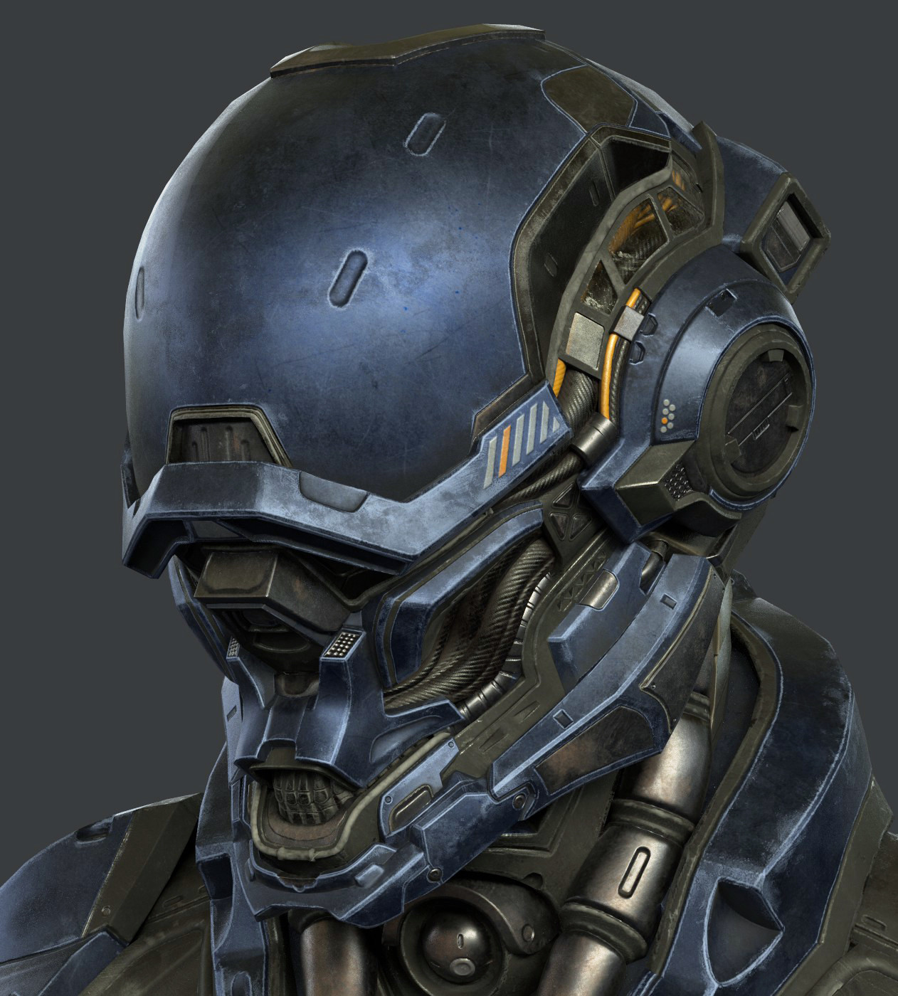 Шлем Sci Fi сзади