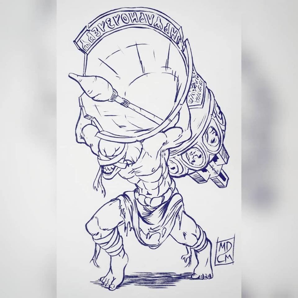 7th day's prompt is: "Exhausted"

The bell guardians are powerful, but they don't guard the bell too well.