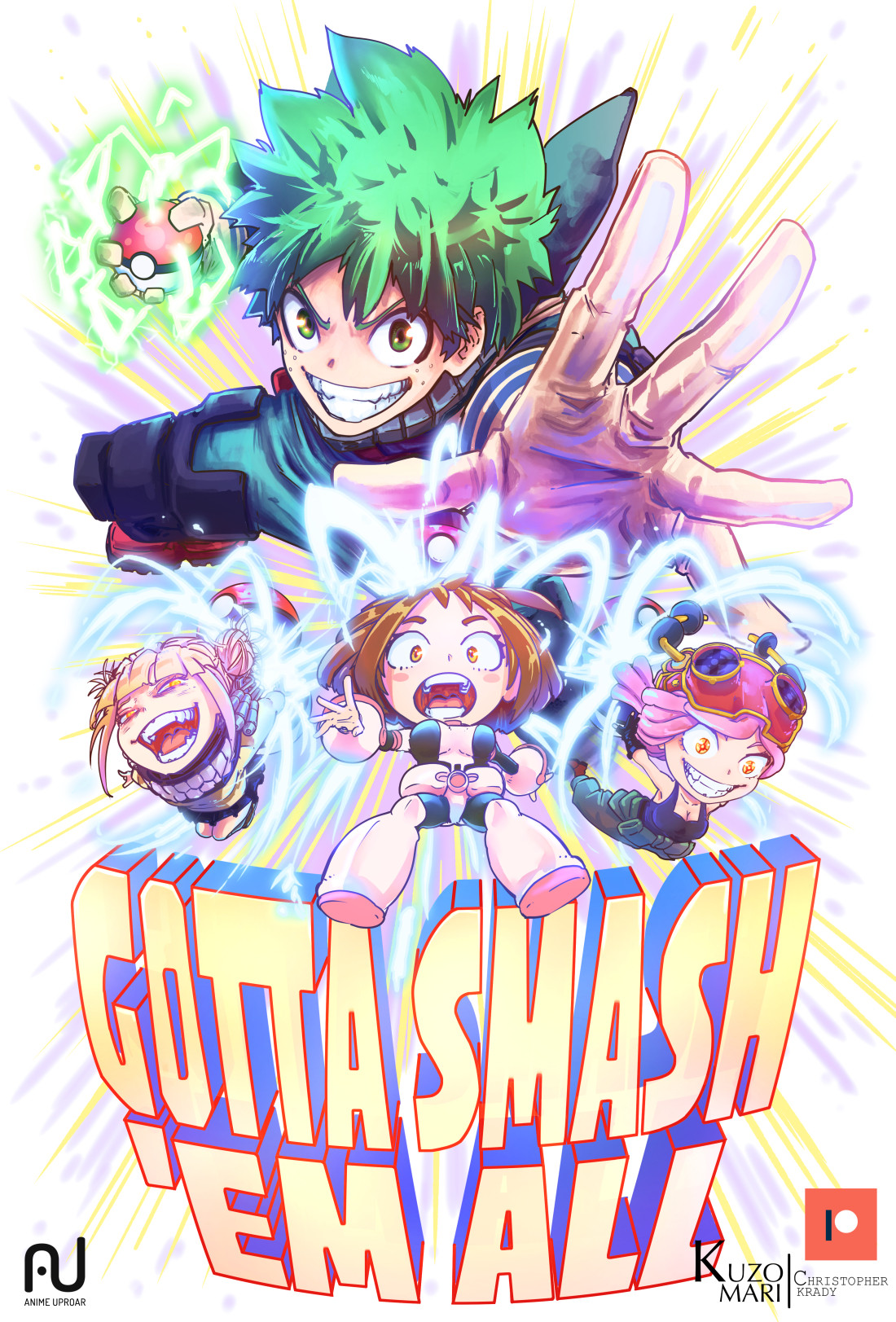 Christopher Krady Mha Toga Deku Uraraka Mei