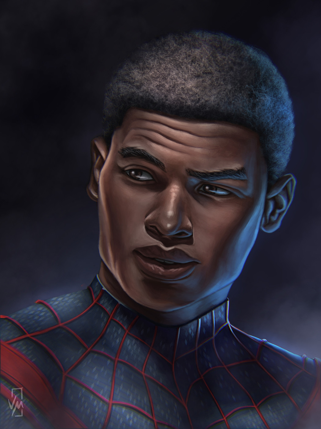 Artstation Spiderman Miles Morales 