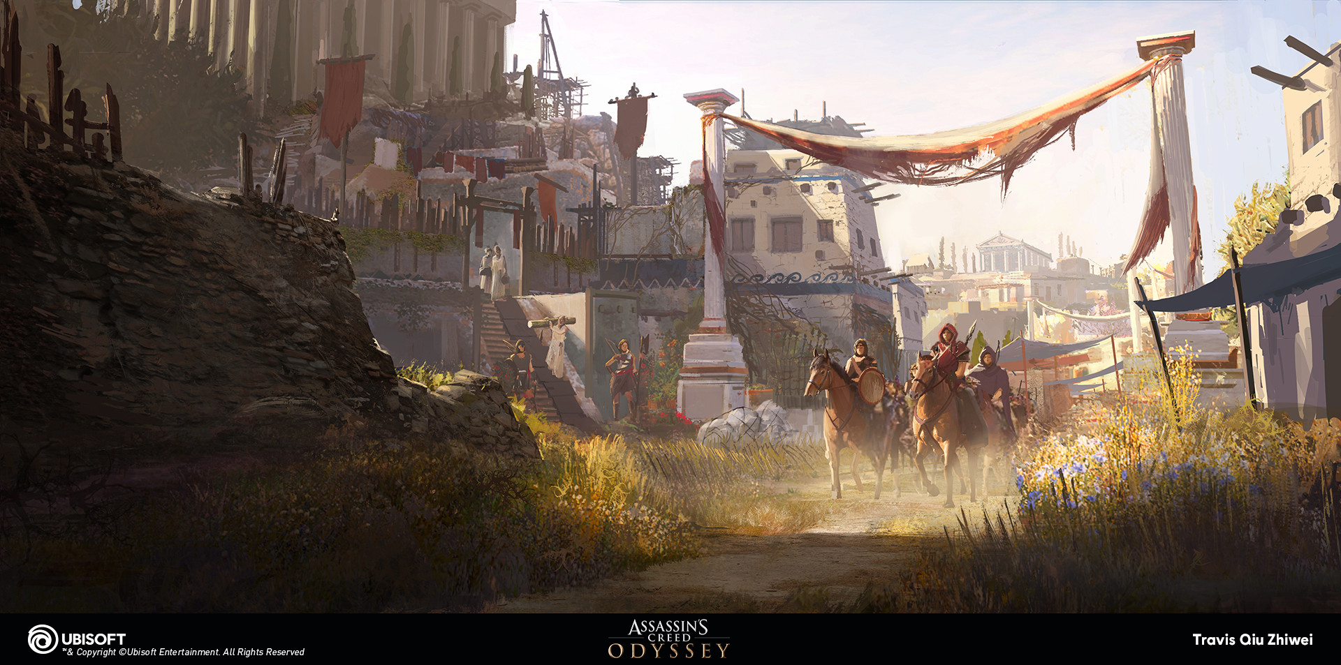 Assassin's Creed Odyssey: Lesbos Concept Art.