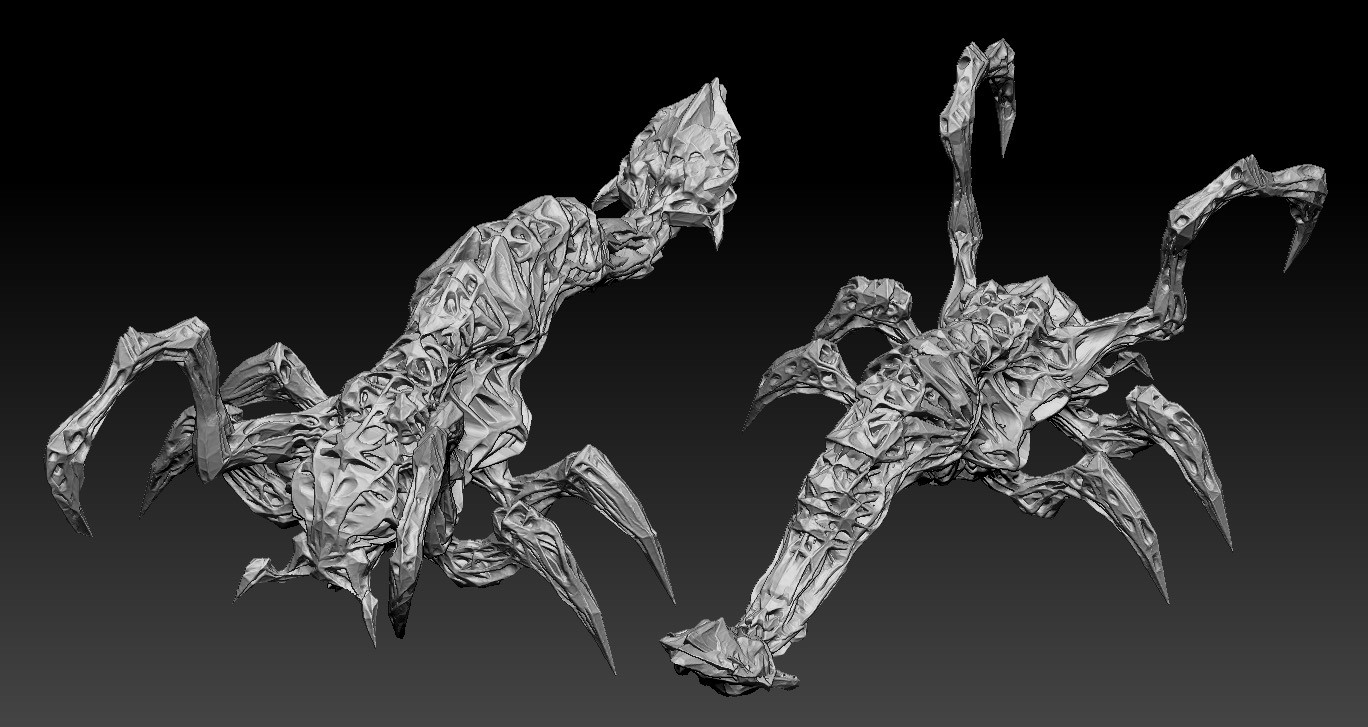 Middle one on Zbrush