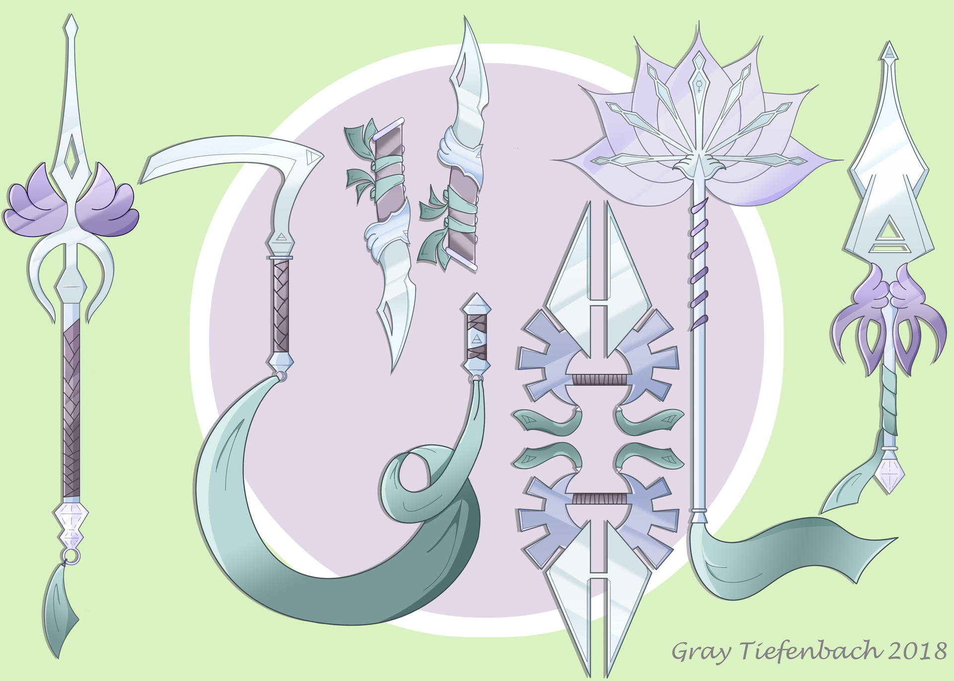 Gray Tiefenbach Ribbon Dancer Weapon Concepts