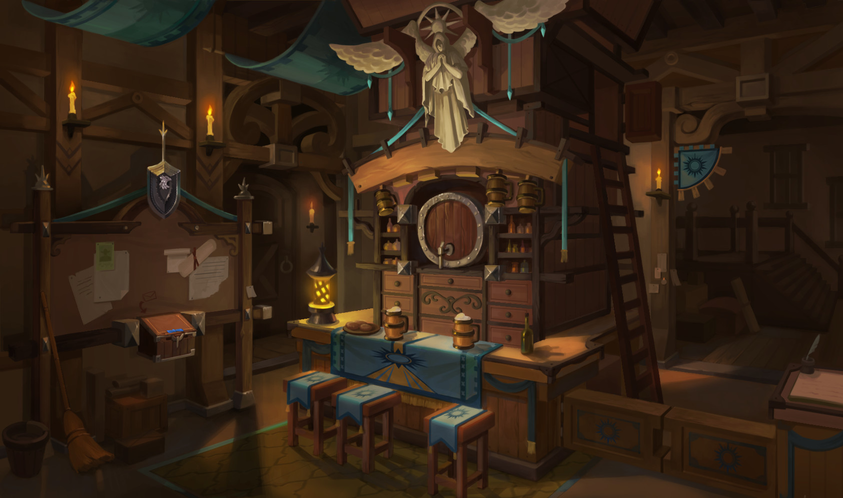 Artstation Town Mish Guild Lobby Eunju Park