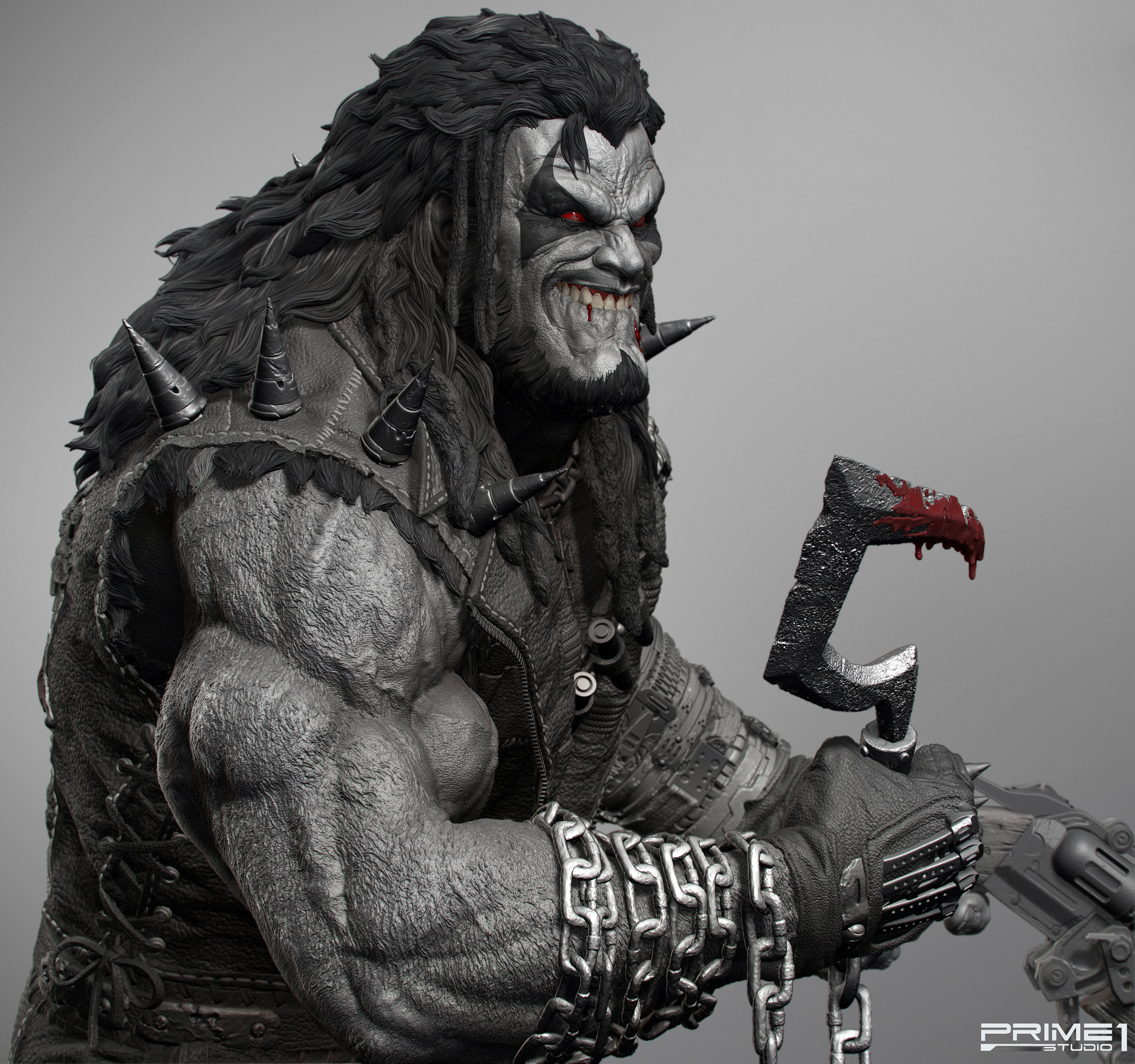 ROMELL CHOPRAA ( FERENBULLS ) - Injustice Lobo Digital renders ( Prime1 ...