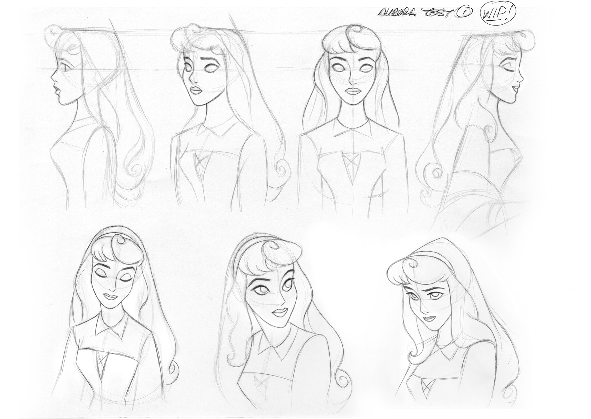 Disney Animation Sketches