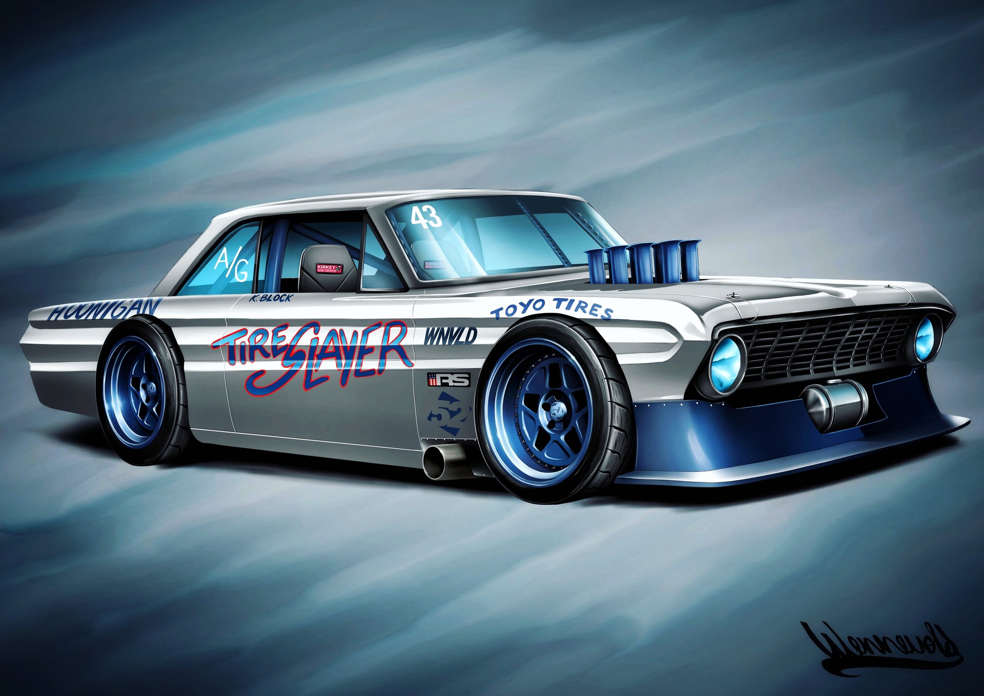 ArtStation - 64' Ford Falcon Hoonigan ArtStation - 64' Ford Falcon Hoonigan