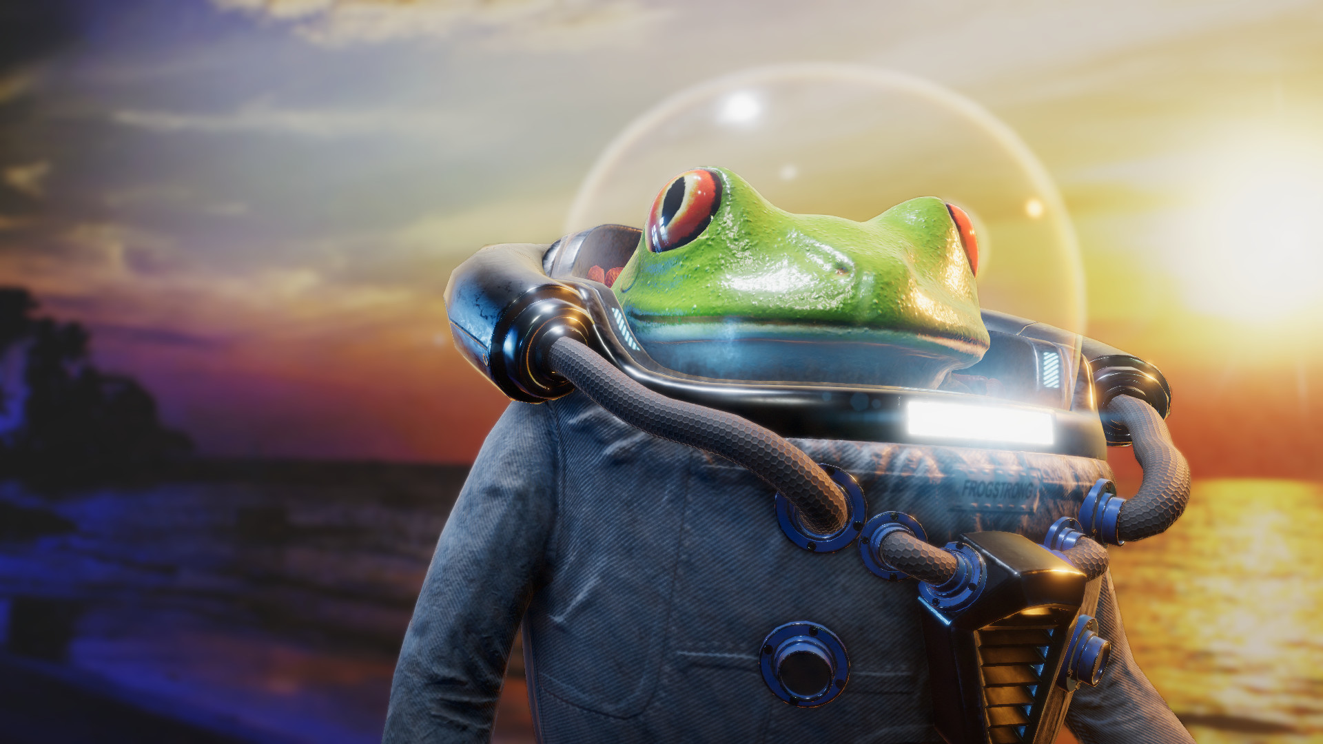 Artstation Space Frog Unity Realtime Artur Gizz