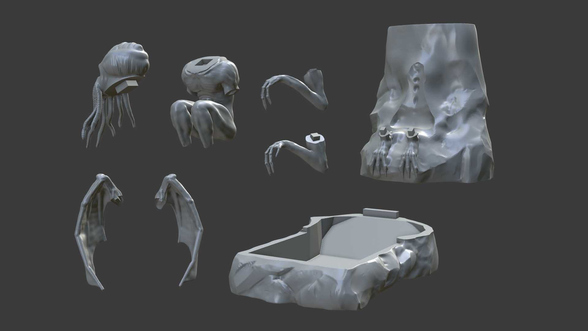 Artstation Cthulhu Dice Tower Steven Ridings