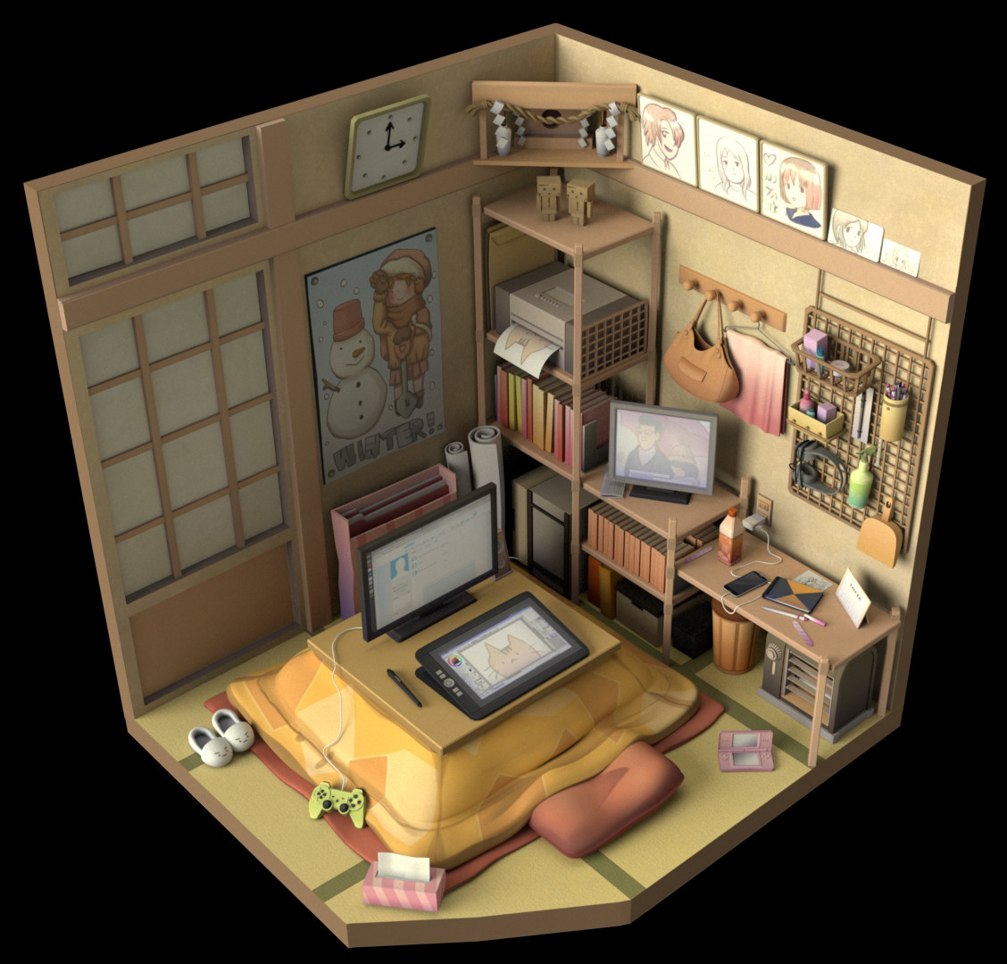 Discover more than 82 anime bedroom drawing  incdgdbentre