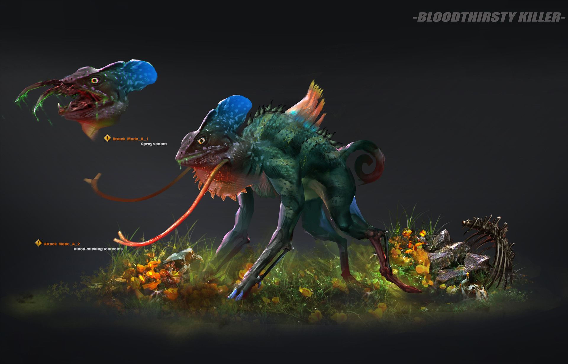 ArtStation Zombie animal concept art 【贰零壹肆】