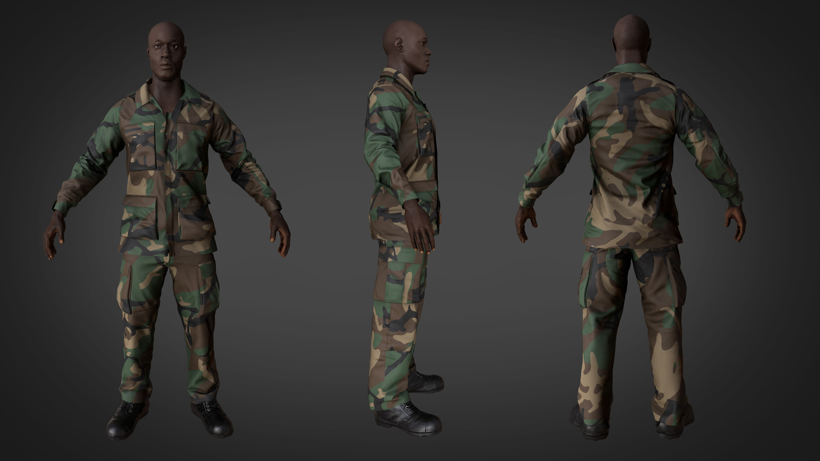 Artstation African Rebel Progress Tom Schofield