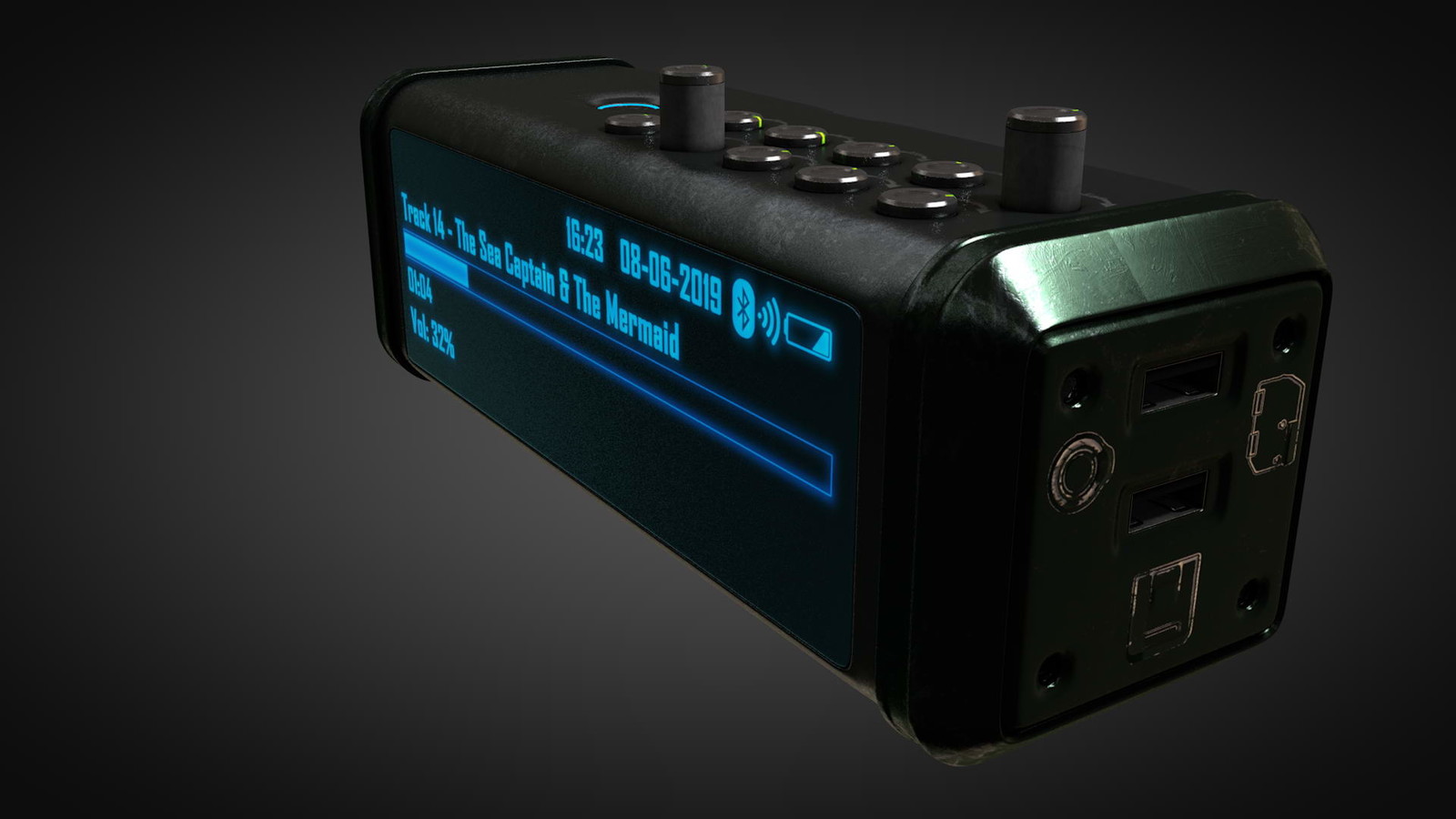 Small MP3-Player BoomBox