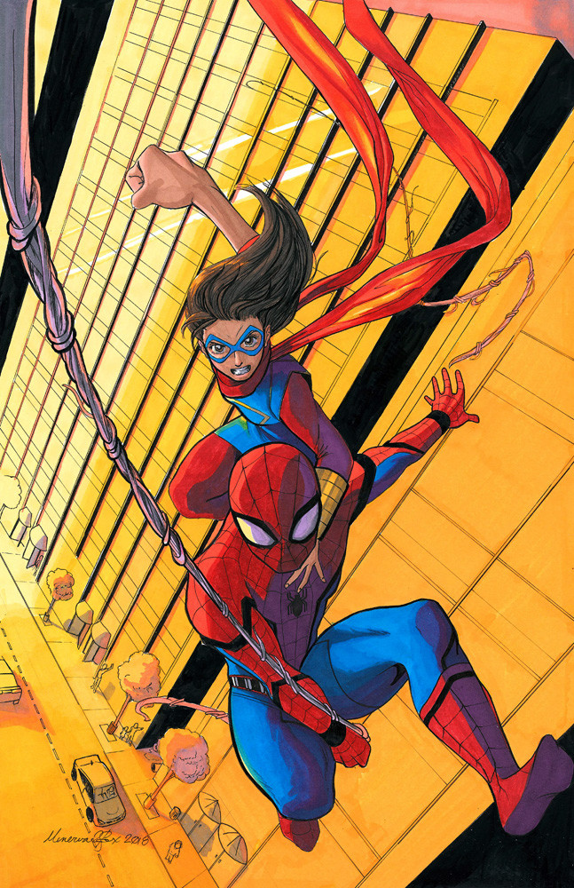 Minerva Fox - Ms. Marvel & Spiderman 