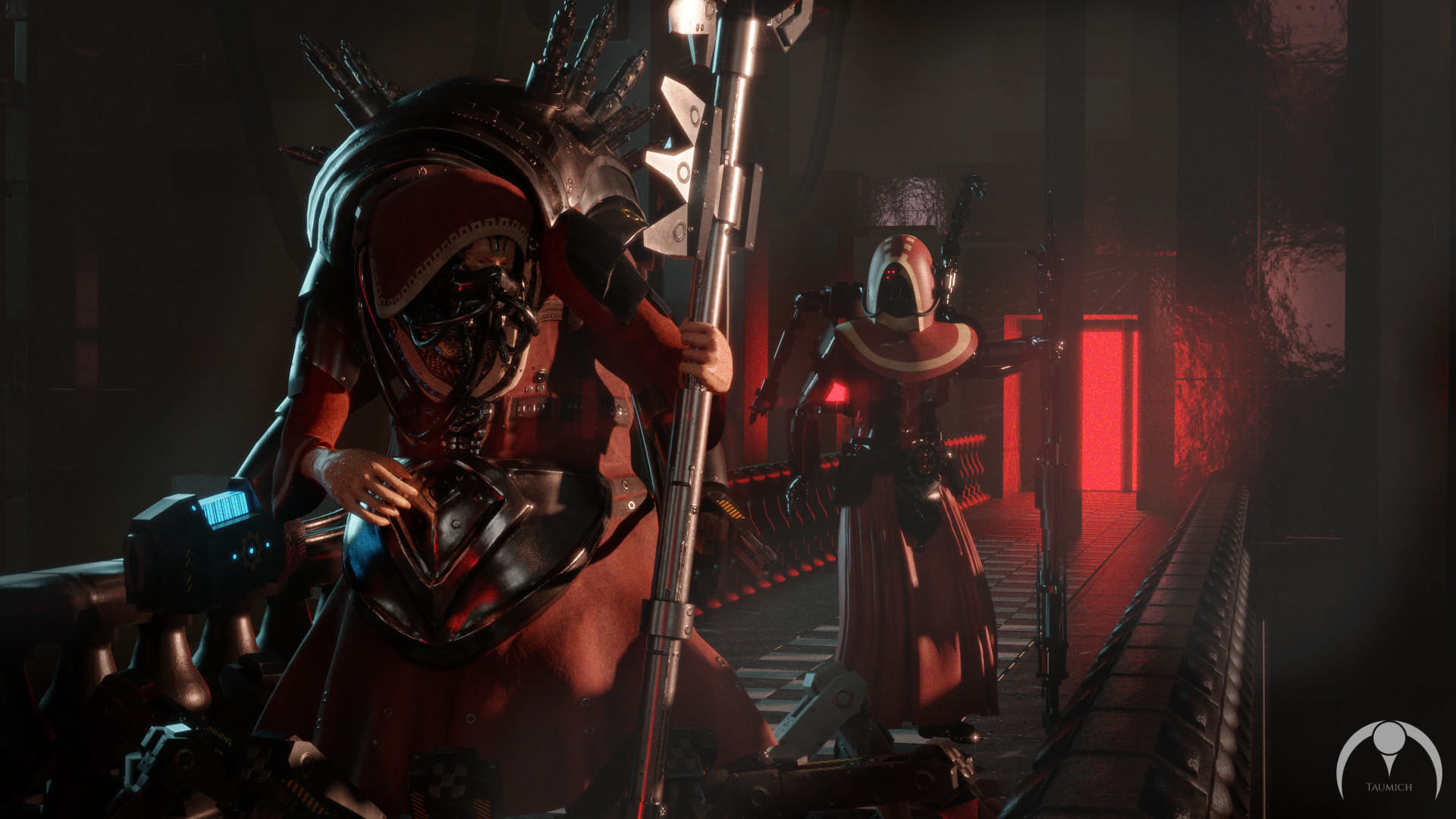 Artstation Tech Priest Magos Dominus Anatholyn Rax Michael
