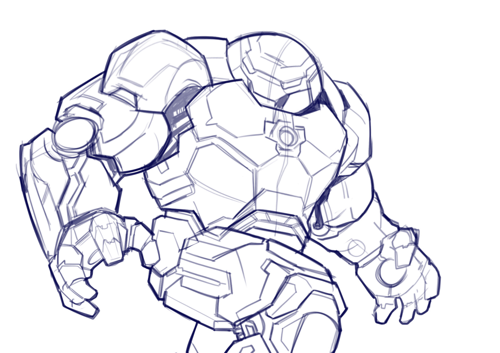 How To Draw Hulkbuster Step By Step Full Body We will guide you through