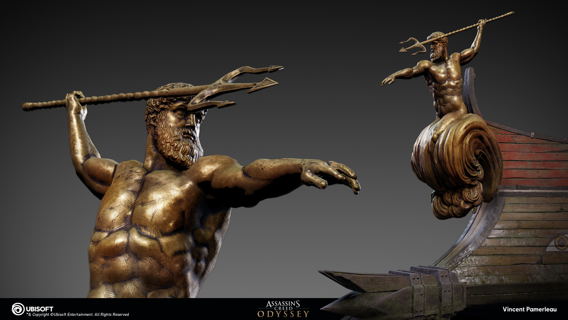 Assassin's Creed Odyssey Figurehead Statues.