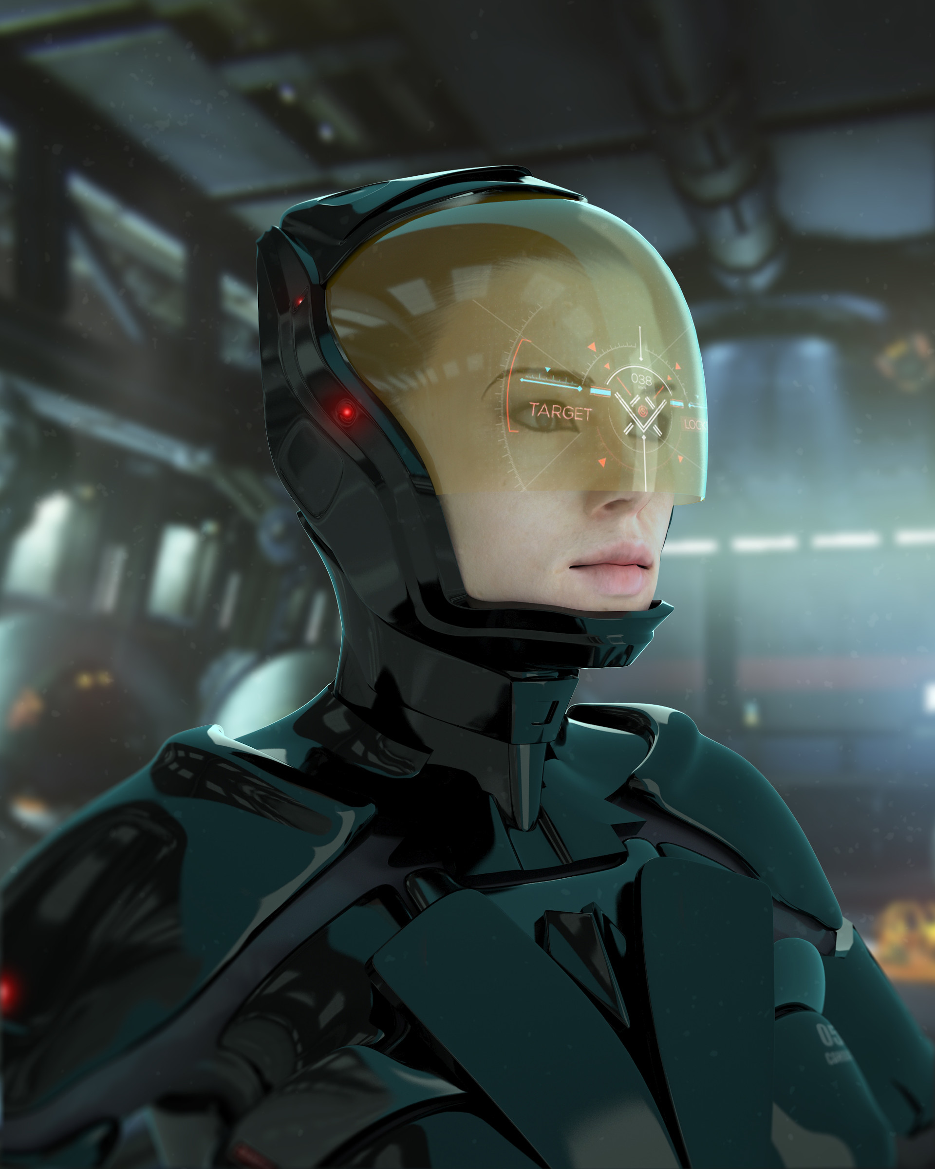 Artstation Female Sci Fi Armor Rostyslav Ponomarenko