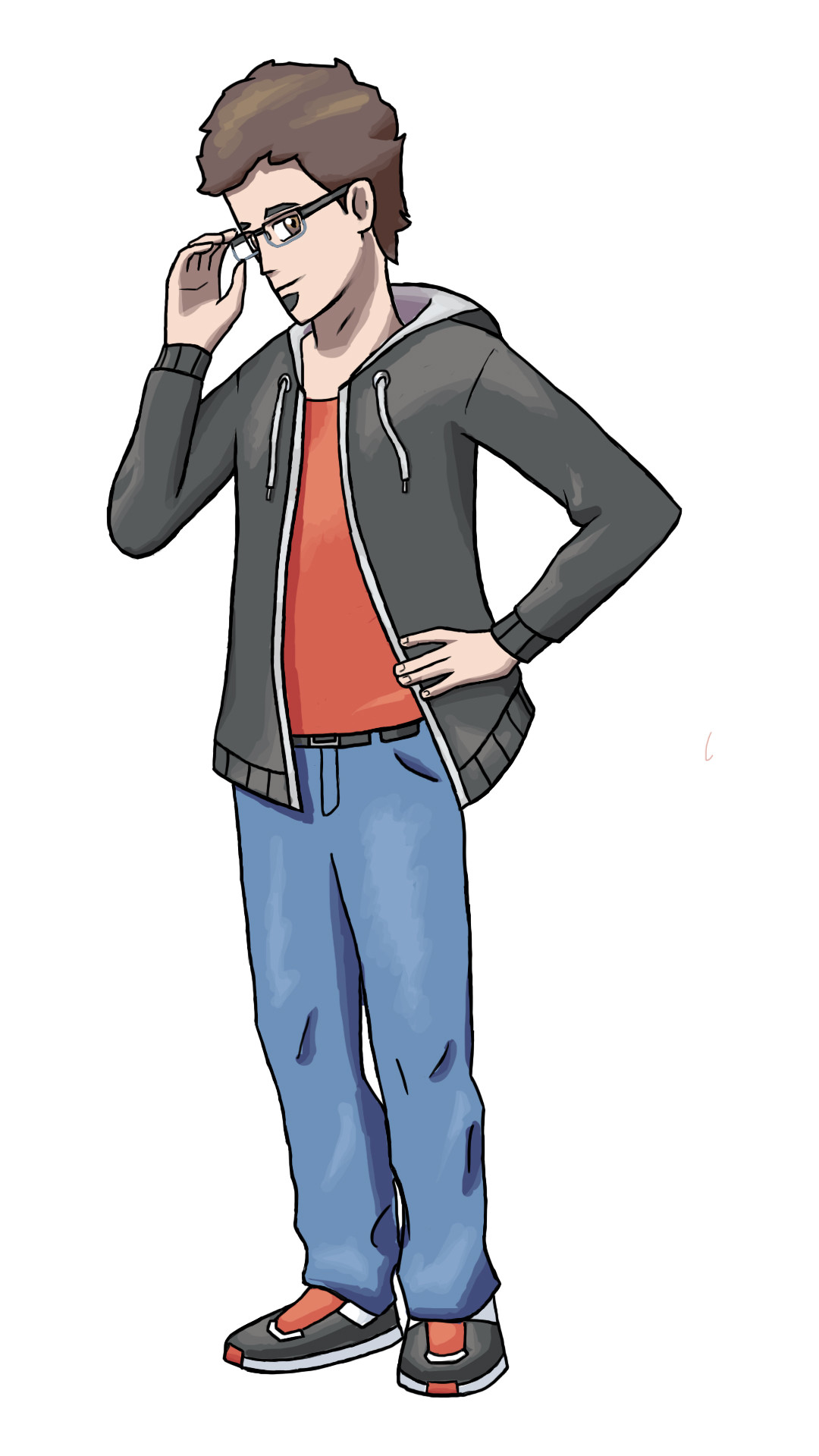 Artstation Self Portrait Pokemon Style Kevin Klein
