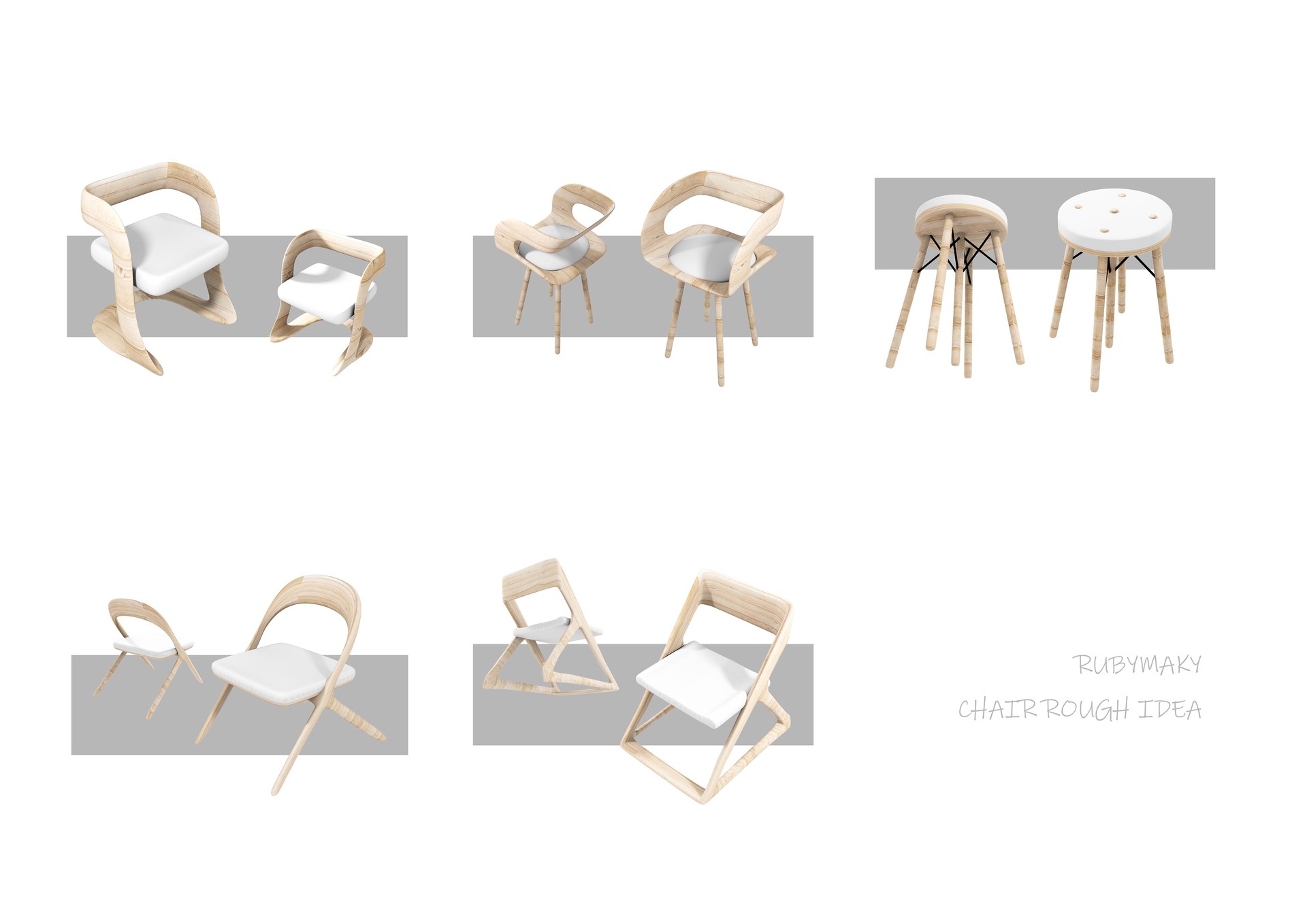 Ruby Maky Chair Design Rough Idea 1 5