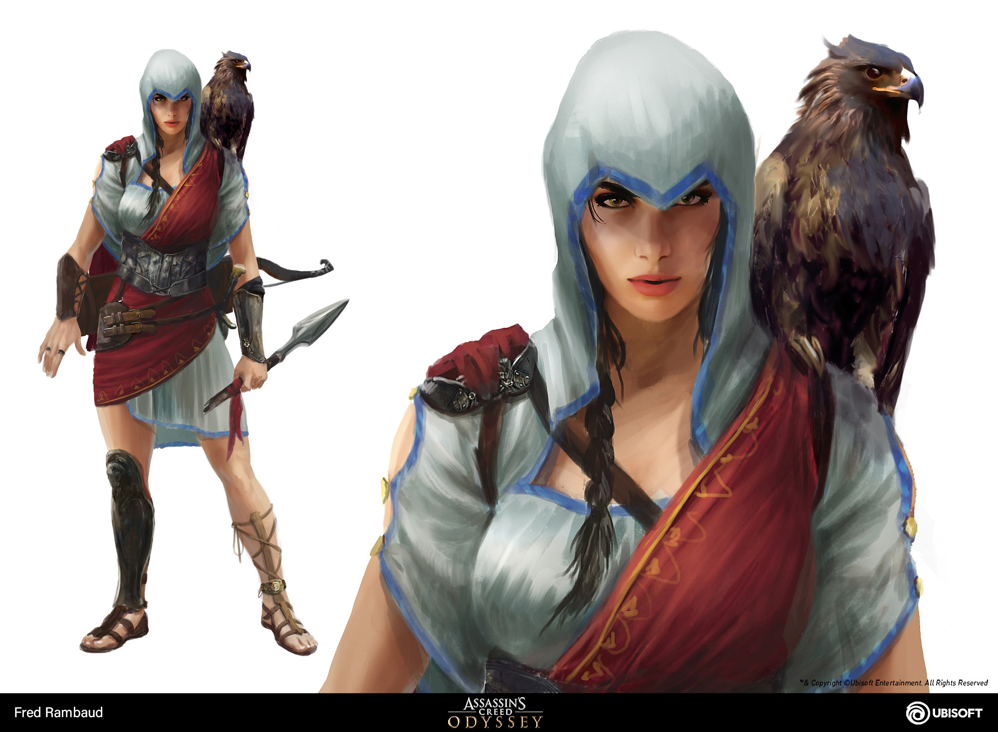 Fred Rambaud - Kassandra Assassin' s Creed Odyssey Concept Art