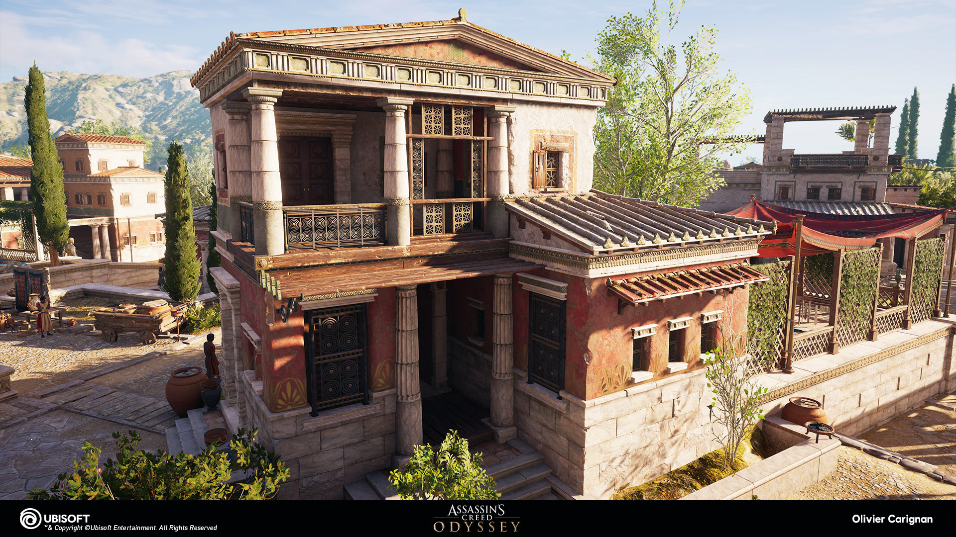 Artstation Assassin S Creed Odyssey Rich Villas Architectural