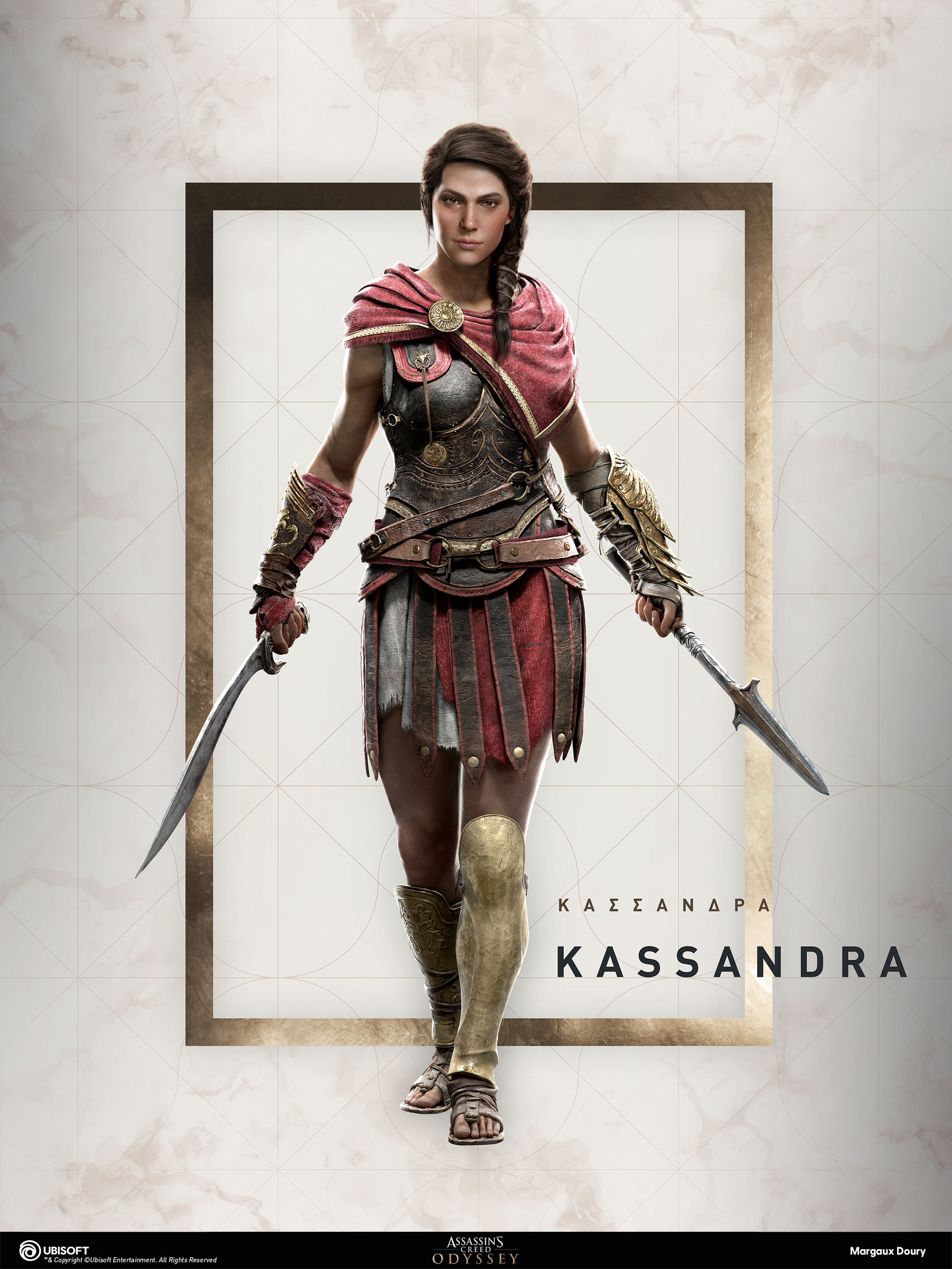 Artstation Assassin S Creed Odyssey Portrait Kassandra Margaux Doury
