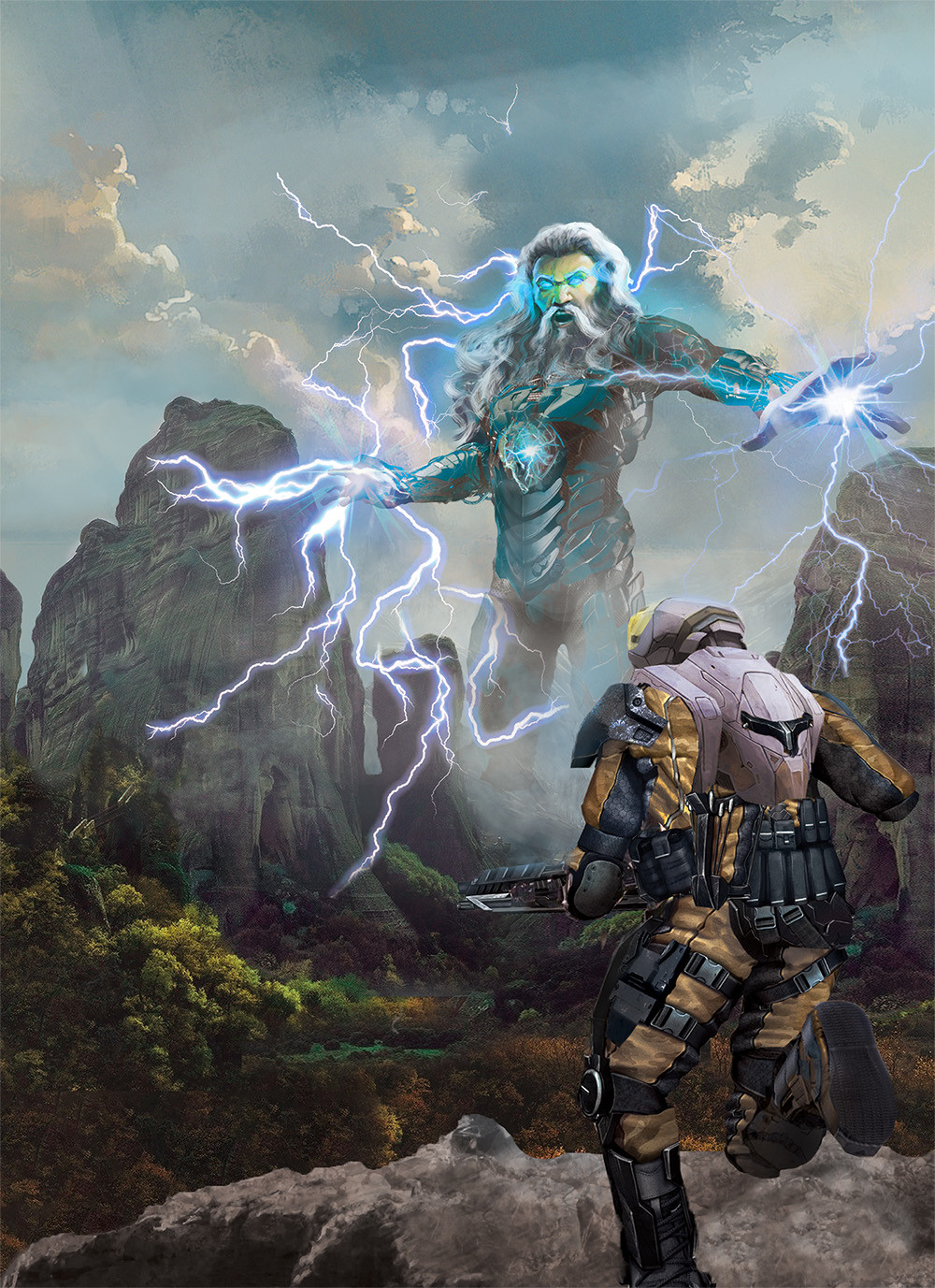 Gabor Nagy Nagual James Lovegrove Pantheon Series The Age Of Zeus Book Cover For Hungarian Edition
